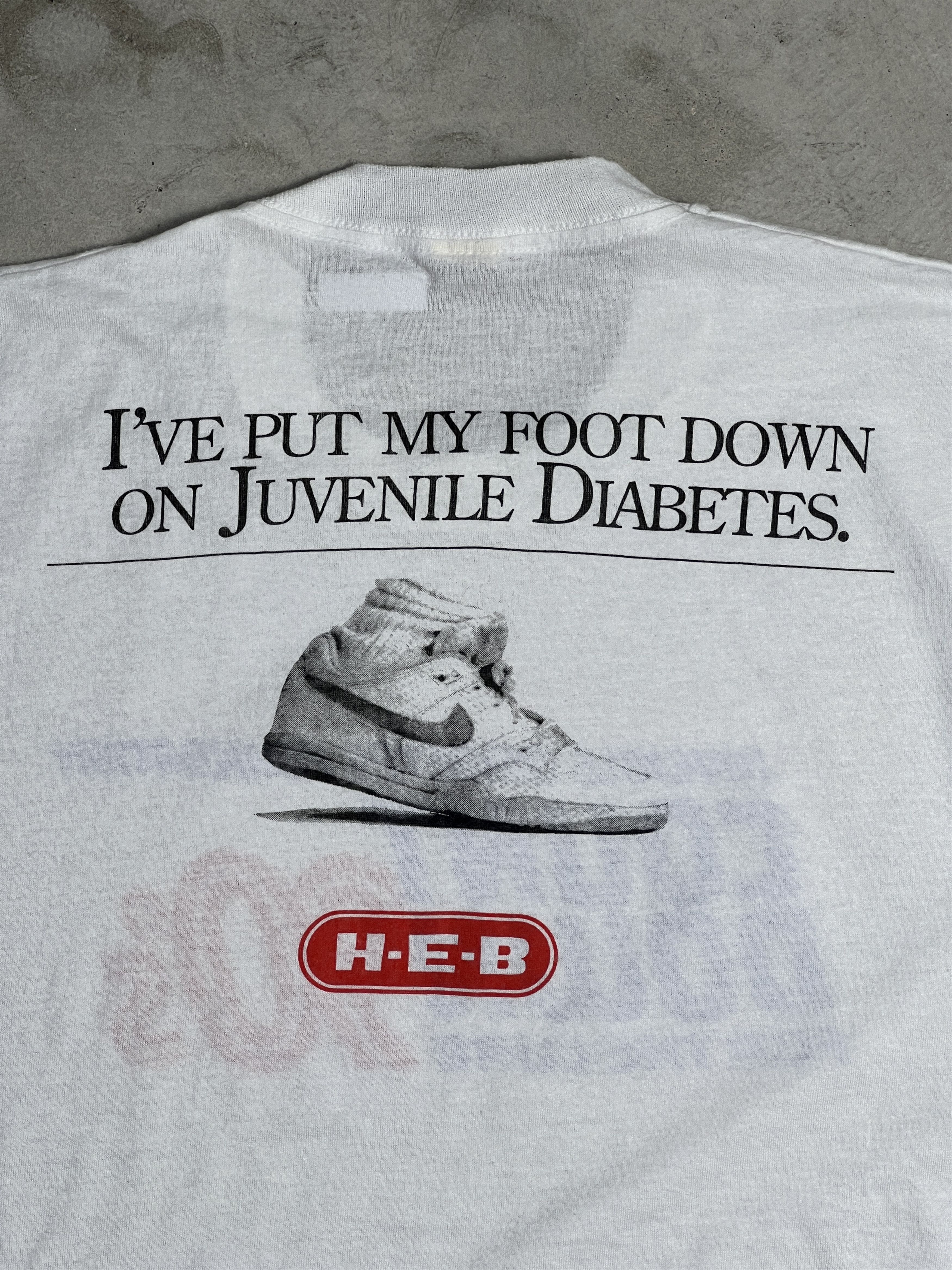 Vintage Vintage 90s Juvenile Diabetes Foundation Promo T (L) GTME212 Size US L / EU 52-54 / 3 - 2 Thumbnail