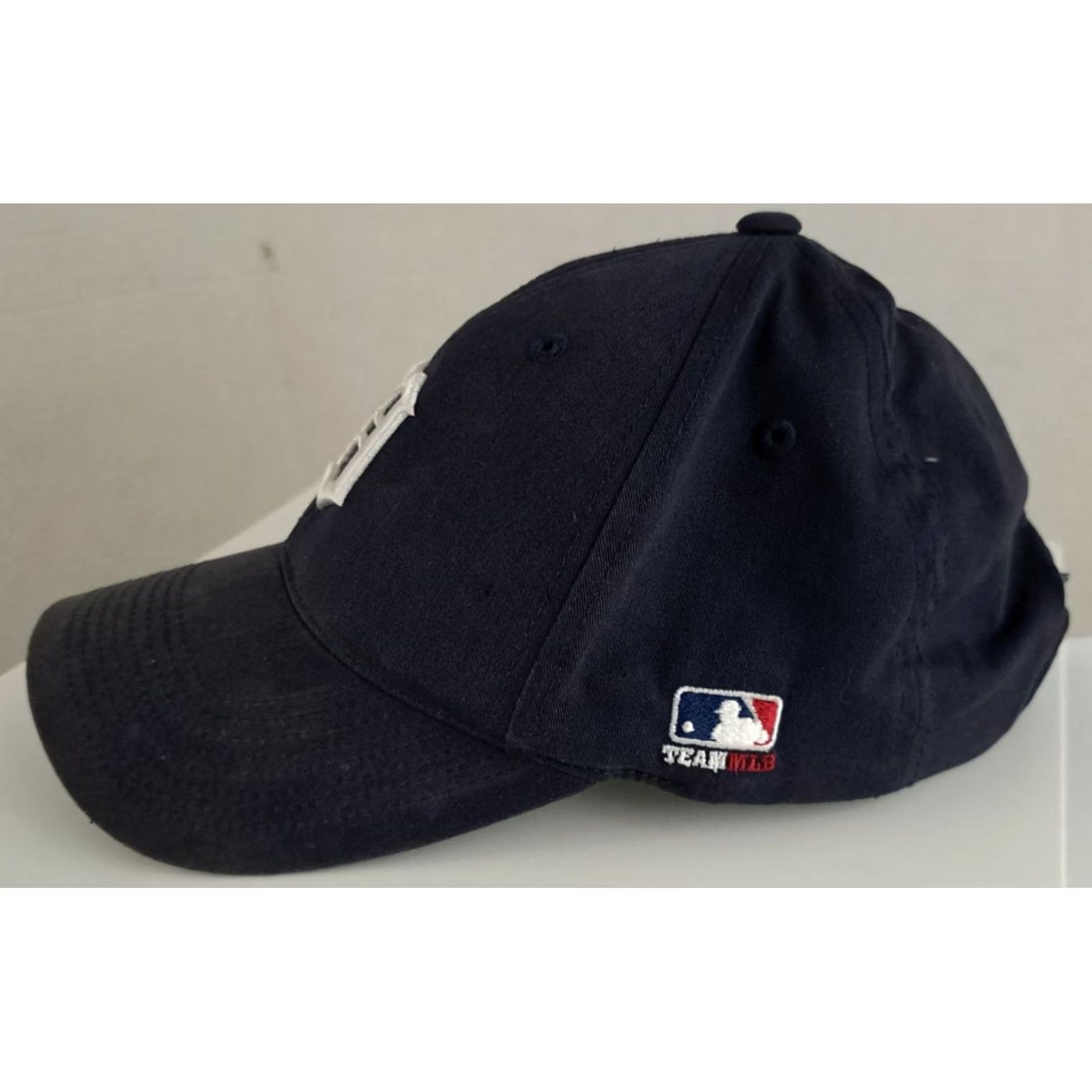 MLB VINTAGE Detroit Tigers Baseball Hat Adjustable MLB Outdoor Cap Unisex Adults One Size Blue Cotton Canvas Embroidered Lolich Size ONE SIZE - 6 Thumbnail