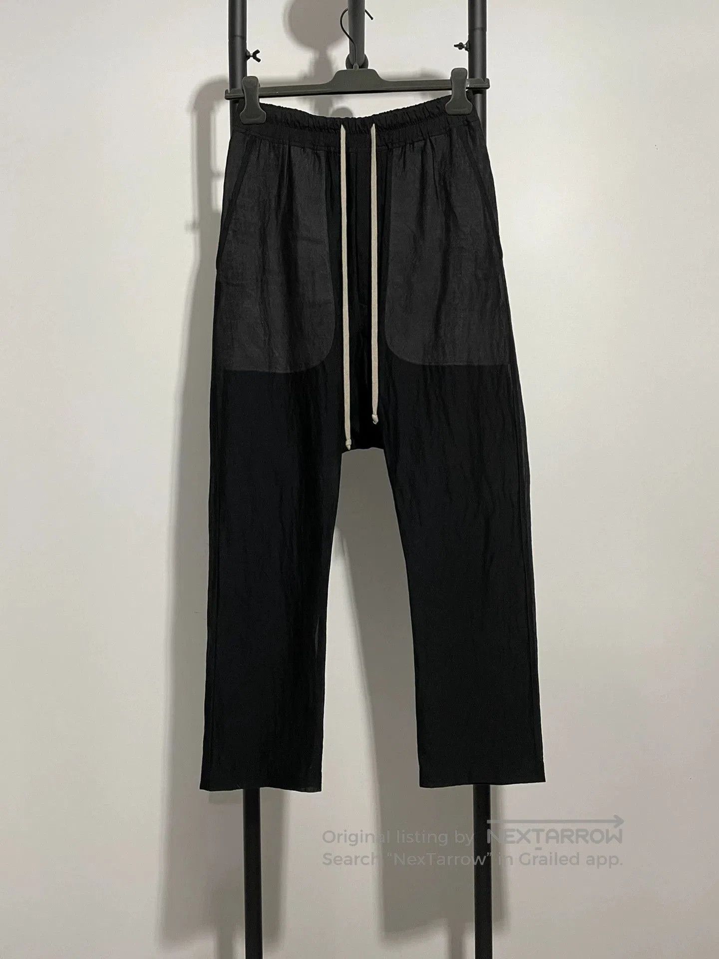 Rick Owens rick owens long pants with drop-crotch design. Size US 36 / EU 52 - 1 Thumbnail