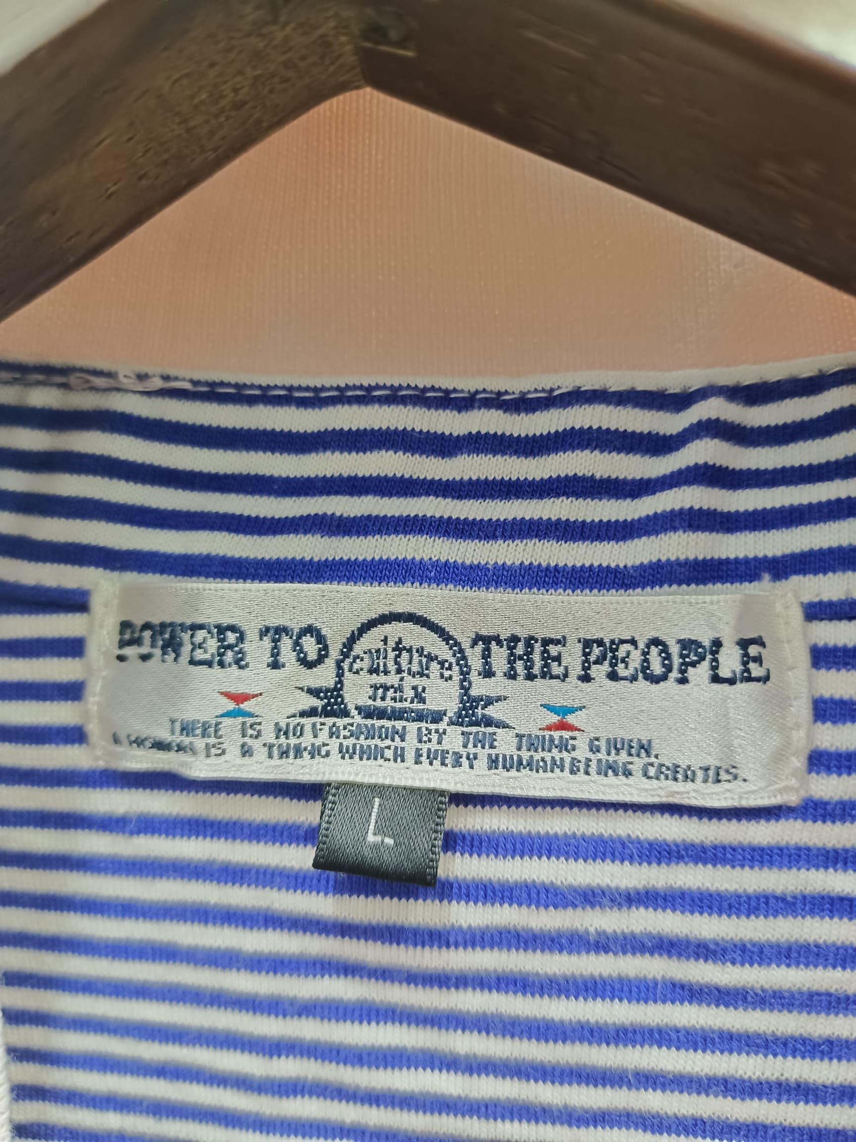 Japanese Brand Vintage Power to the People Culture Mix tiger claw Buttons Size US M / EU 48-50 / 2 - 10 Thumbnail