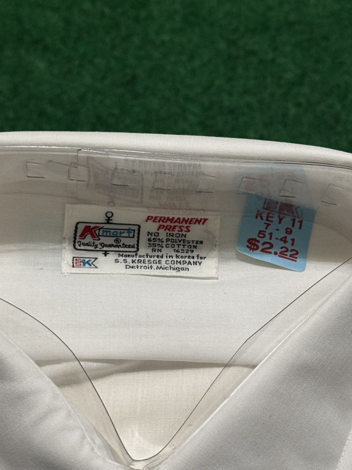 Vintage Vintage Kmart Perm Press White Long Sleeve Lrg Shirt 70s Size US L / EU 52-54 / 3 - 4 Thumbnail