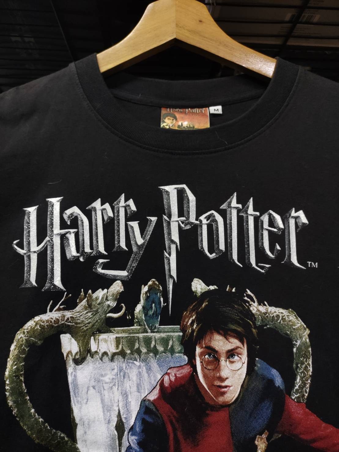 Warner Bros Vtg 00's Harry Potter and The Goblet of Fire Movie Promo Size US M / EU 48-50 / 2 - 4 Thumbnail