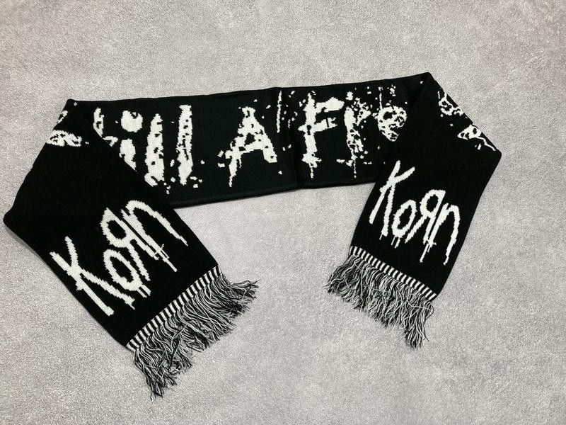 Band Tees Scarf Korn - Still A Freak - nu metal band slipknot Size ONE SIZE - 2 Thumbnail