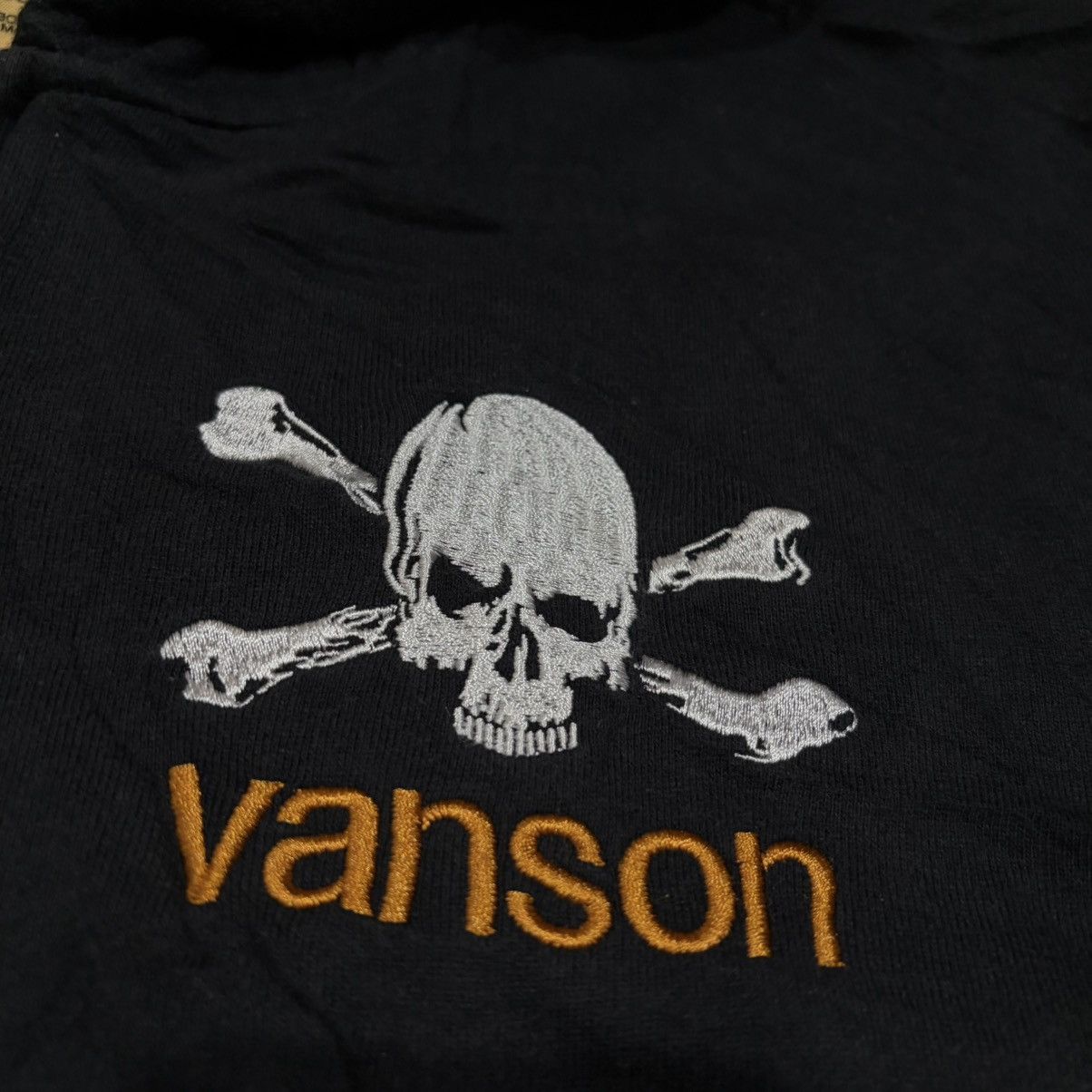 Vanson Leathers Vintage Vanson leathers skull zipper hoodie Size US L / EU 52-54 / 3 - 3 Thumbnail