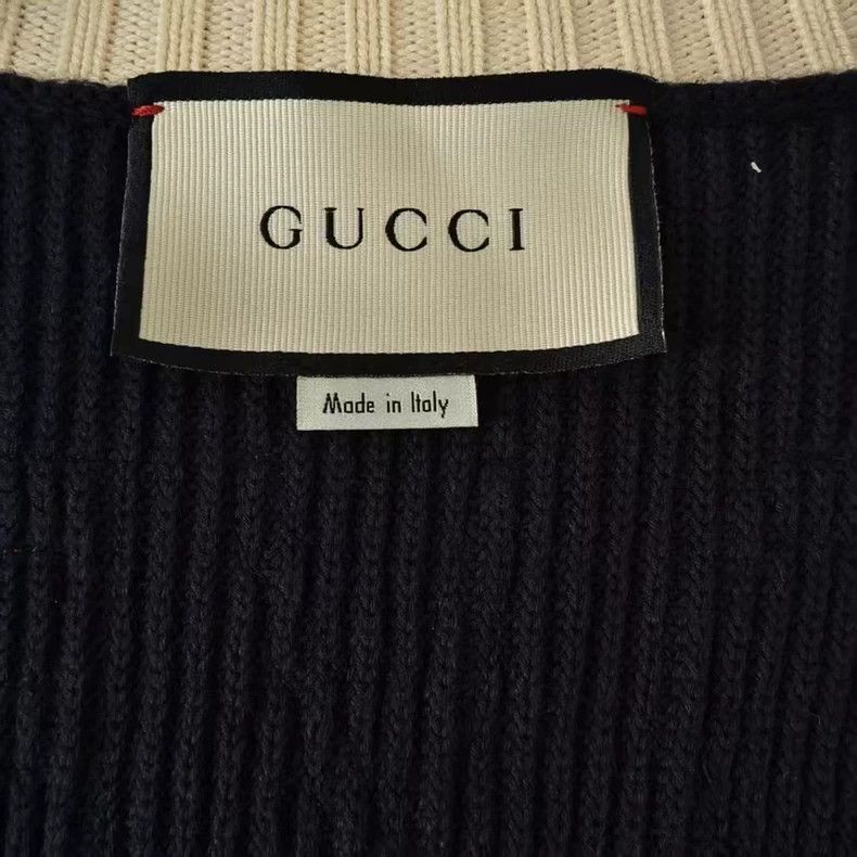 Gucci Gucci Contrast striped casual cardigan knitwear Size M / US 6-8 / IT 42-44 - 3 Thumbnail