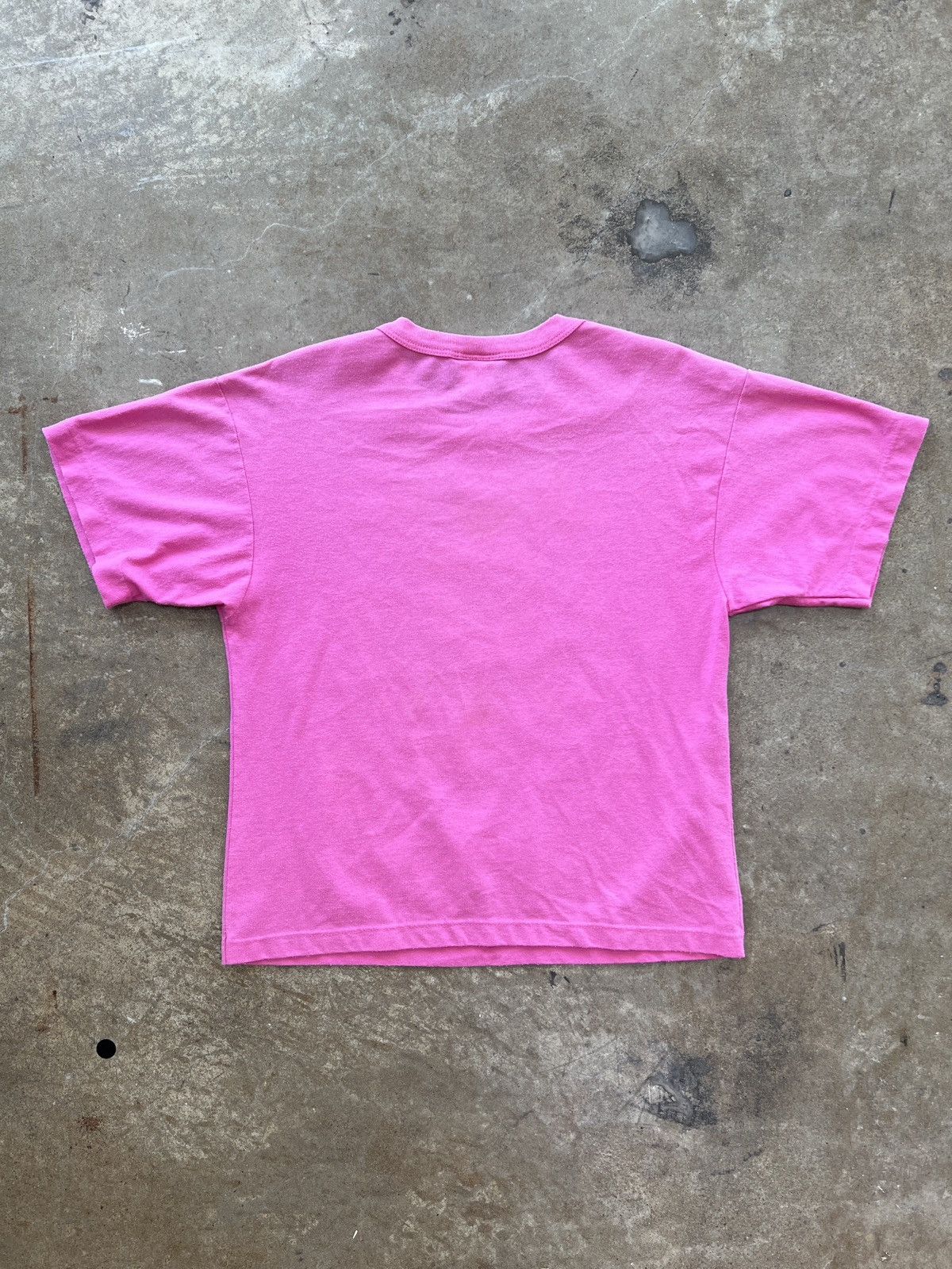 Vintage Vintage 80s Pink Floral Tee Medium Size US M / EU 48-50 / 2 - 5 Thumbnail