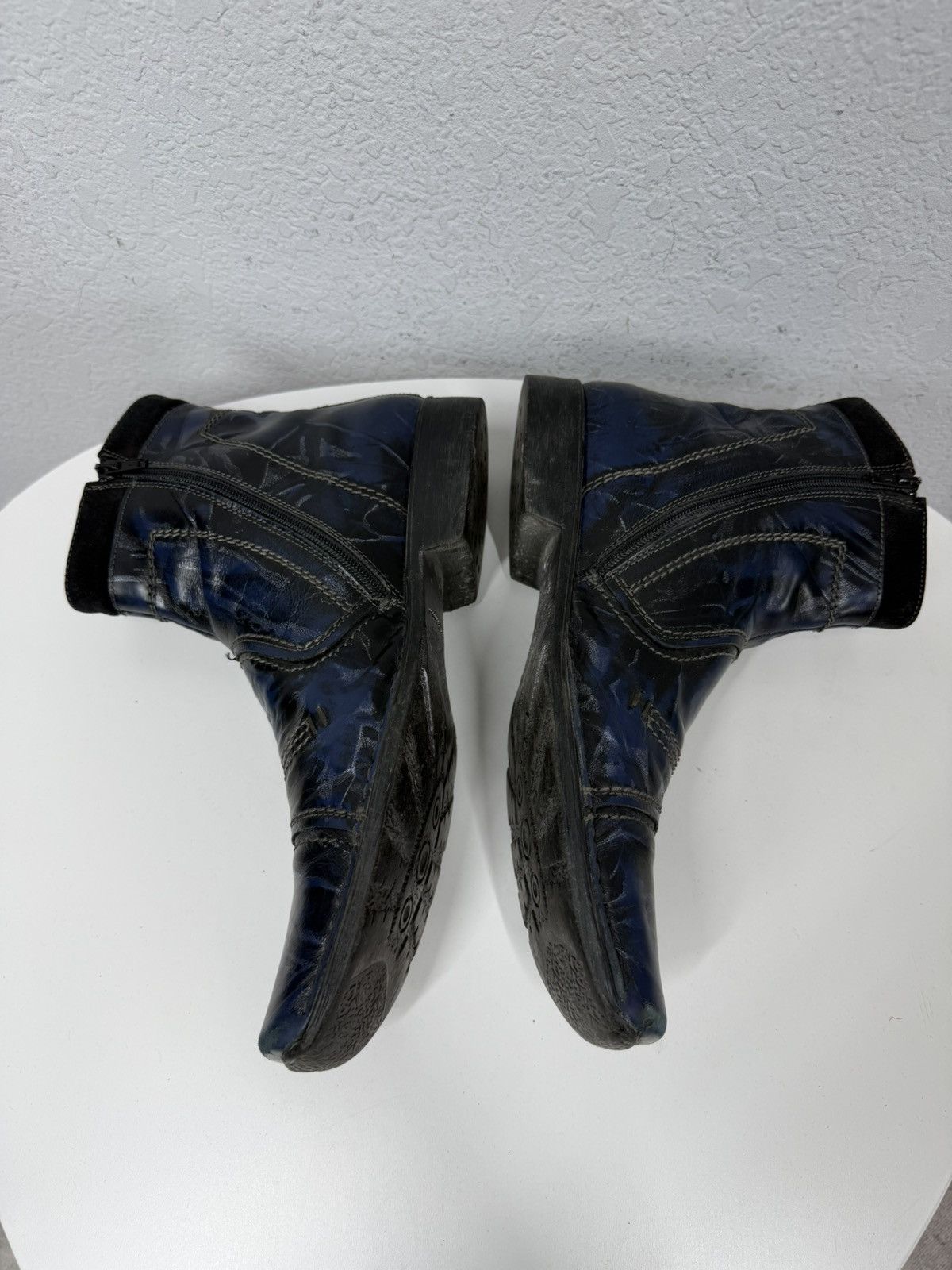 If Six Was Nine Vintage Italian AS 98 Like Guidi 795v Leather Biker Boots Size US 10 / EU 43 - 12 Thumbnail
