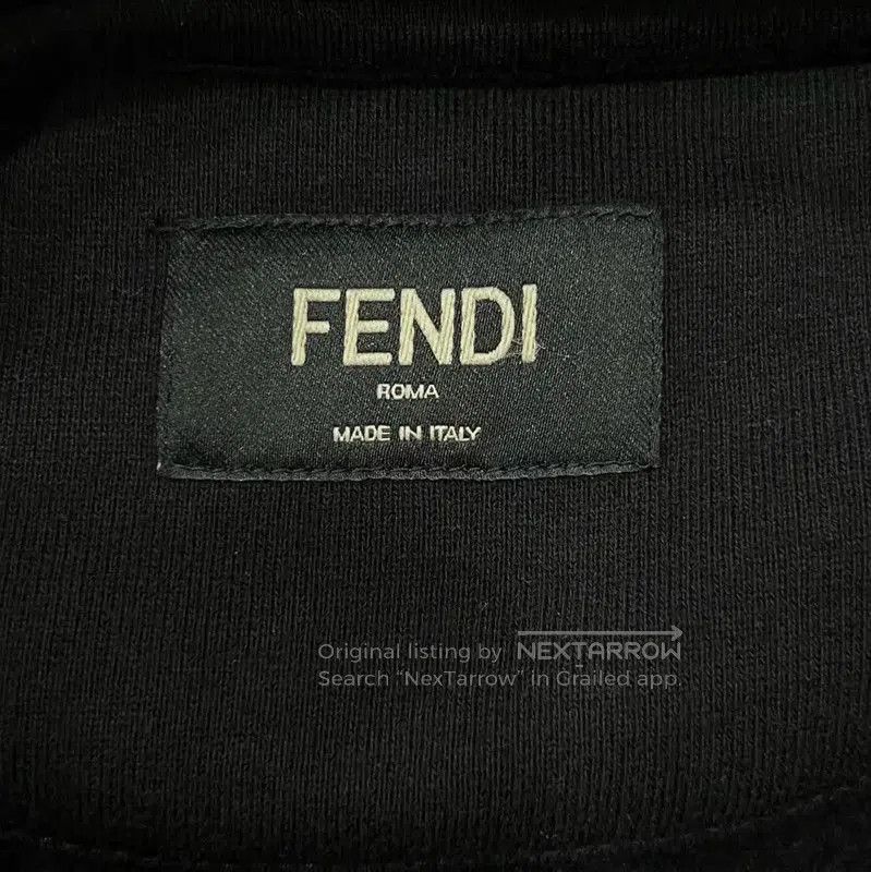 Fendi Fendi Black Cotton Long Sleeve Knit Sweater . Size US S / EU 44-46 / 1 - 5 Thumbnail