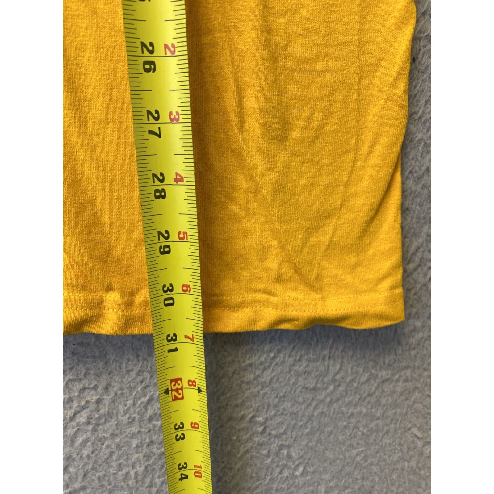Champion Champion Shirt Men XL Short Sleeve Embroidered Logo Yellow /70-50 Canvas Cotton Modern Sports Logo Men Size US XL / EU 56 / 4 - 5 Thumbnail