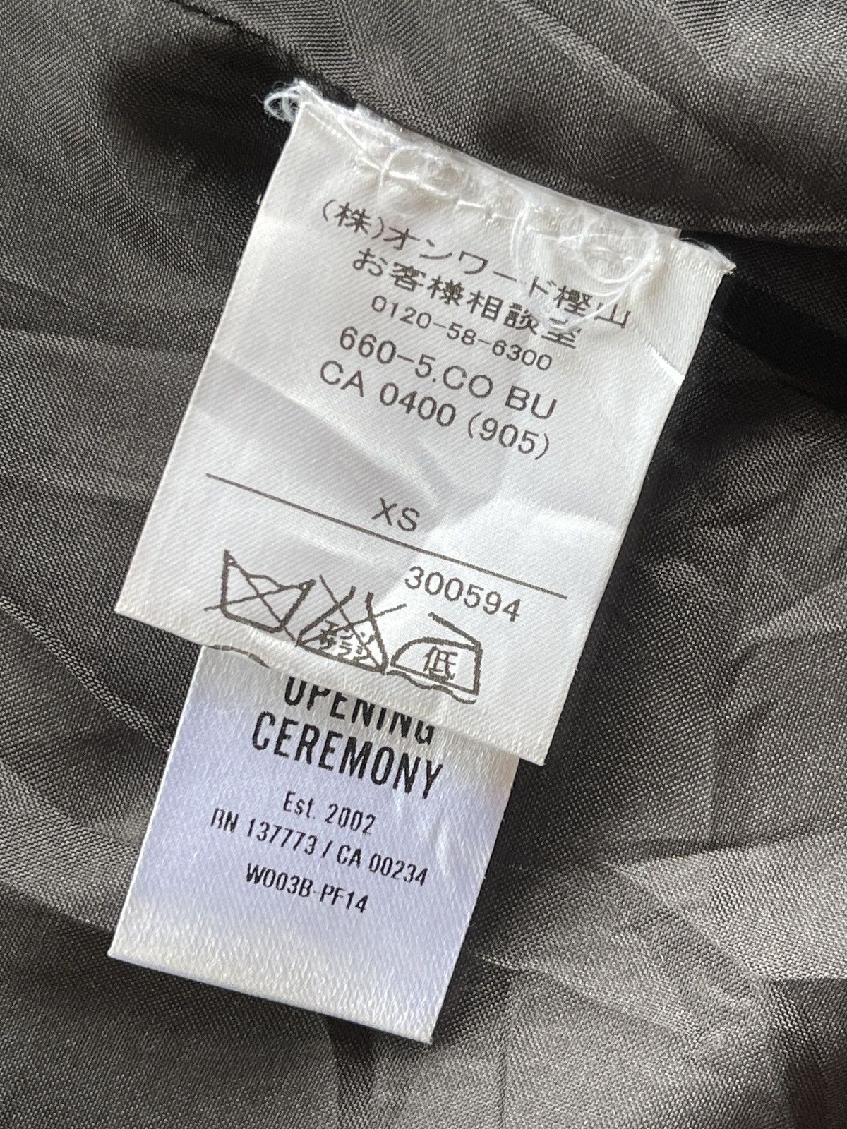 Opening Ceremony Opening Caremony Geometrical Wool Jacket Size XS / US 0-2 / IT 36-38 - 13 Thumbnail