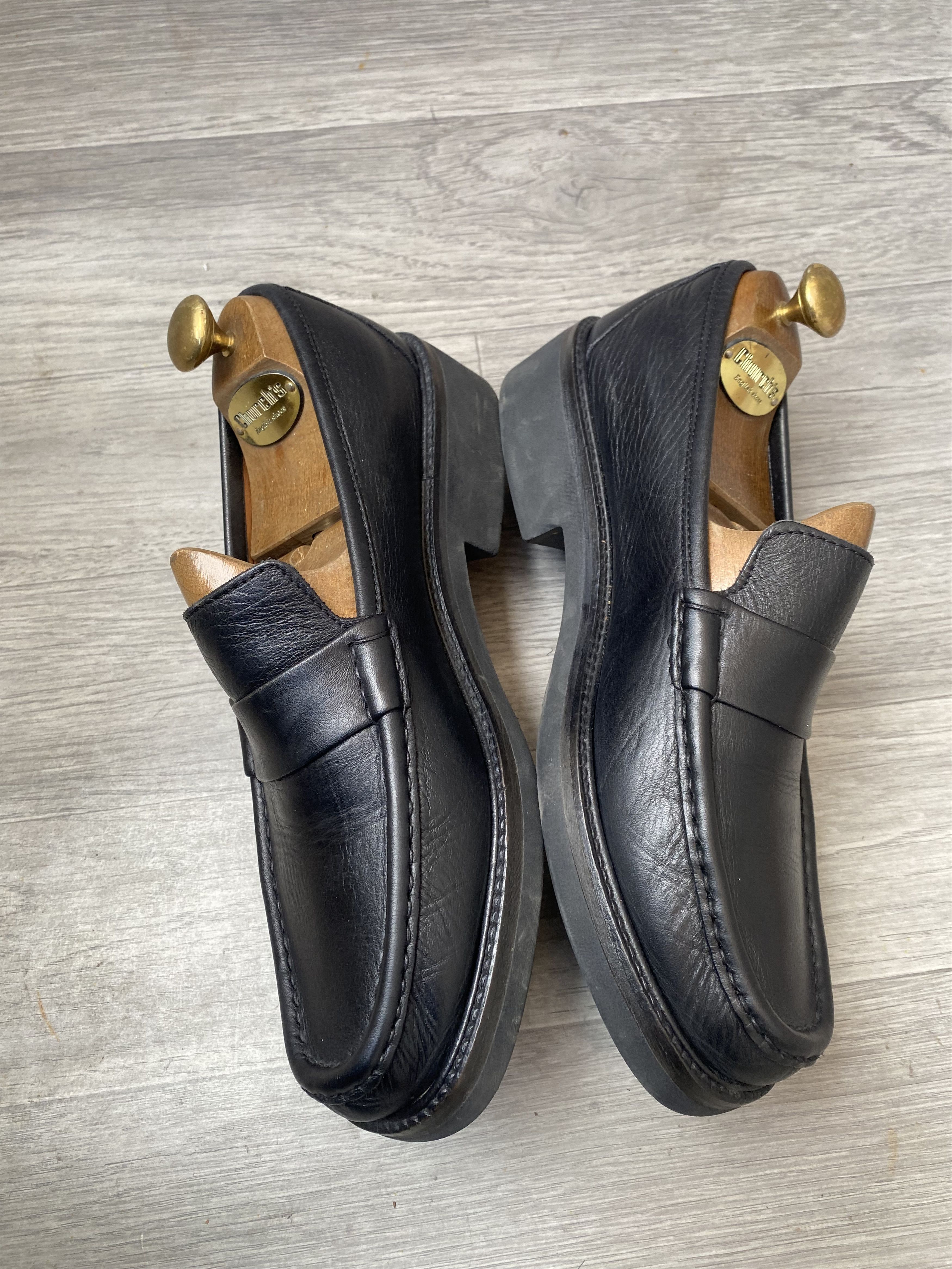 Paraboot Paraboot reims black leather penny loafers sz 40 Size US 7 / EU 40 - 10 Thumbnail
