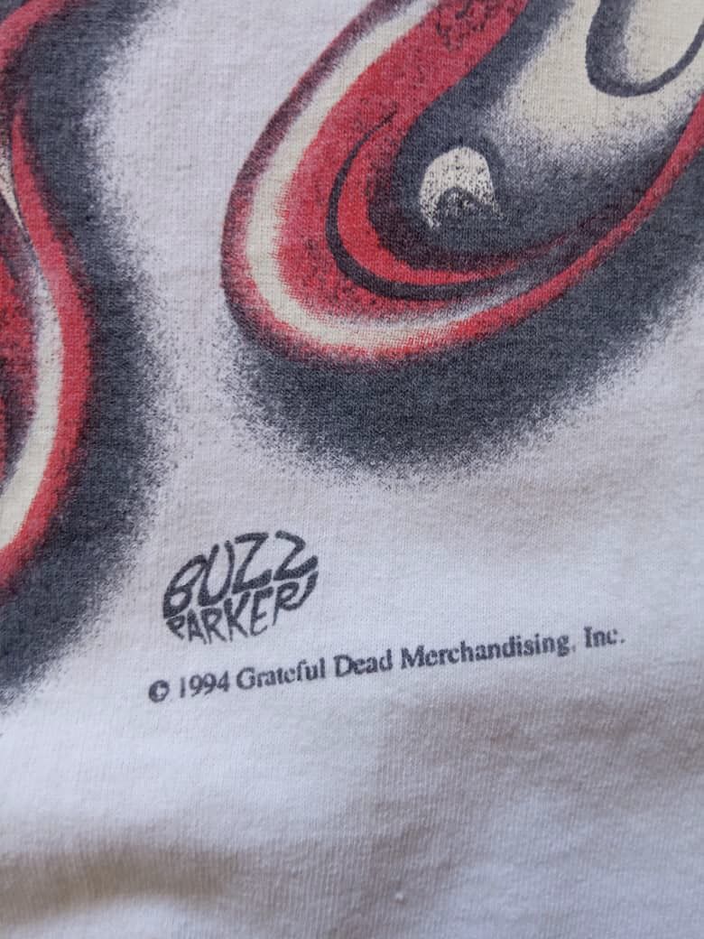Vintage 1994 Vintage Grateful melting face Tee Size US L / EU 52-54 / 3 - 5 Thumbnail