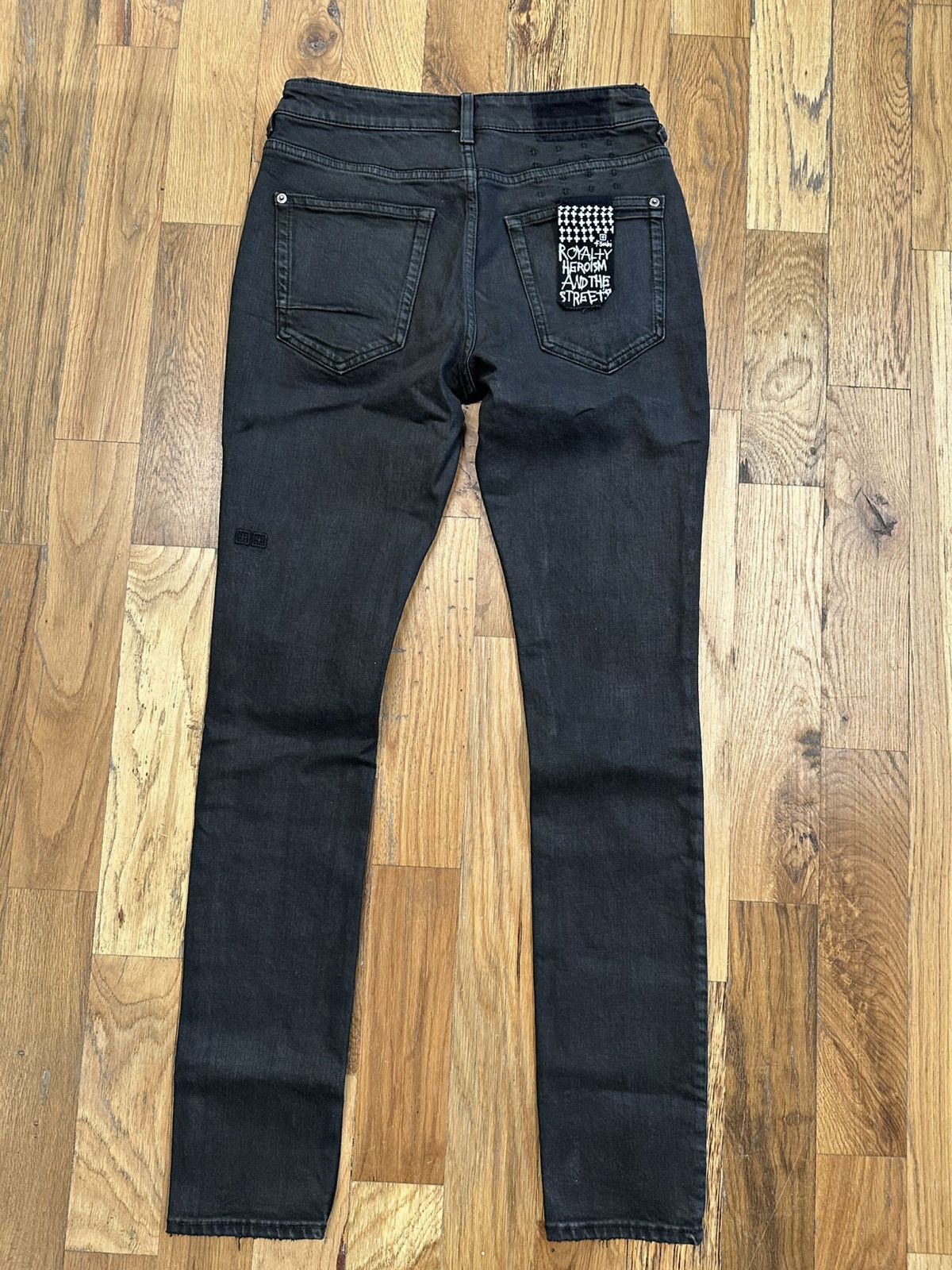 Ksubi Ksubi Plain Black Waxed Denim Jeans Size 30 Size US 30 / EU 46 - 2 Thumbnail