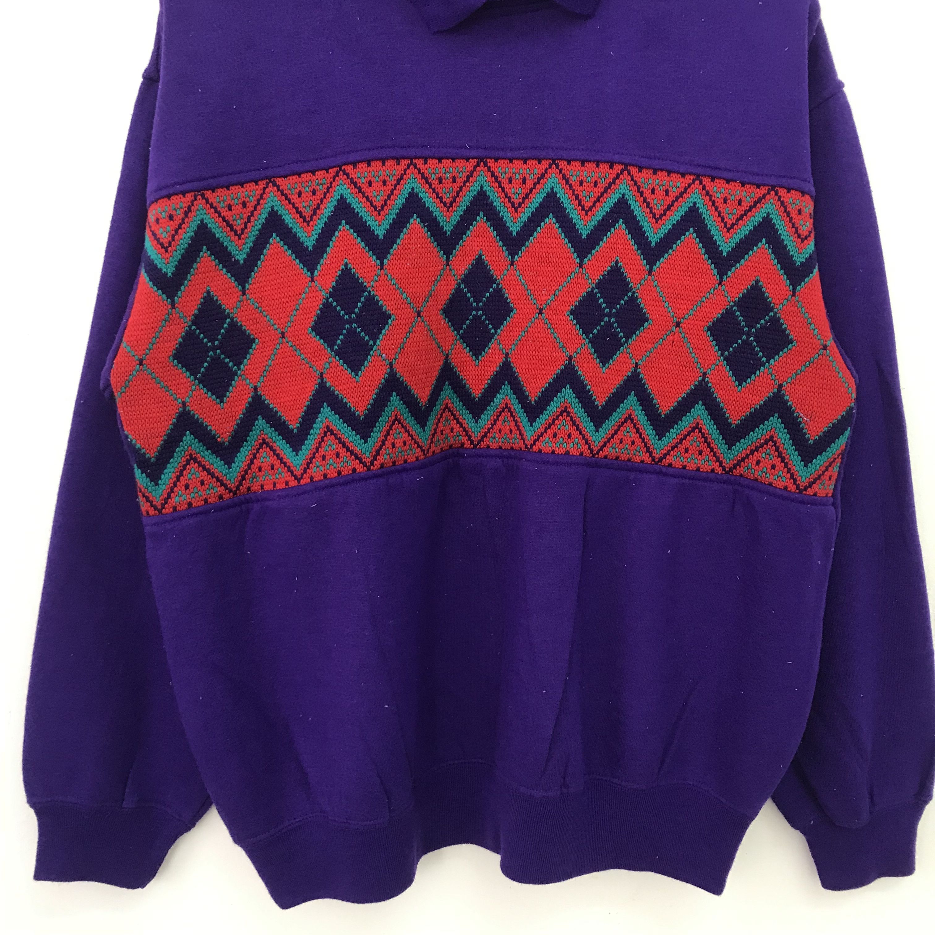 Vintage Vintage Retro Graphic Abstract Pattern Tribal Native - 615 Size US L / EU 52-54 / 3 - 3 Thumbnail