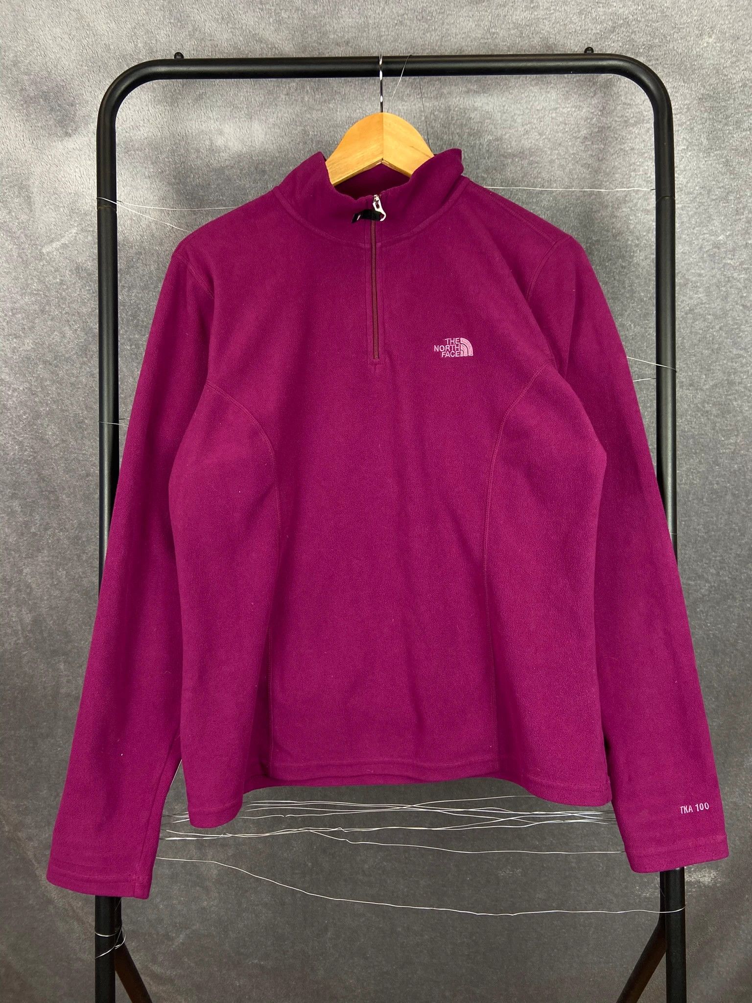 The North Face The North Face Pink Fleece Pullover L Women’s Size L / US 10 / IT 46 - 1 Thumbnail