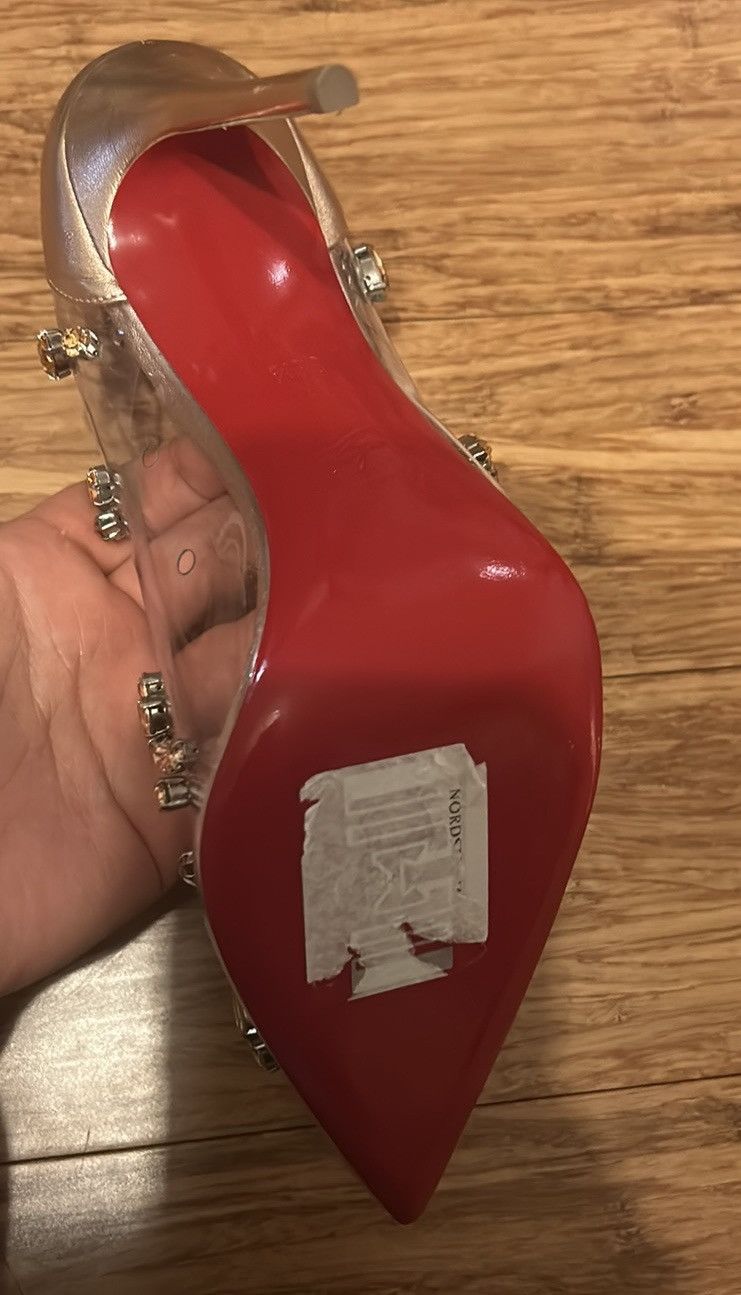 Christian Louboutin Christian Louboutin Degraqueen Clear Pointed Toe Pump Size US 8.5 / IT 38.5 - 9 Thumbnail