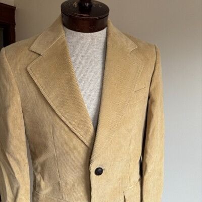 Other Montgomery Ward Corduroy Blazer Vintage Sport Coat Jacket Sz Size 38R - 5 Thumbnail