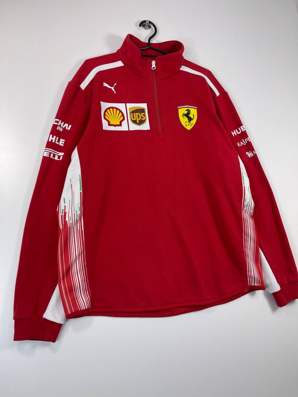 Puma Puma Ferrari F1 Team Pullover Half Zip Sweatshirt Sz L Size US M / EU 48-50 / 2 - 4 Thumbnail