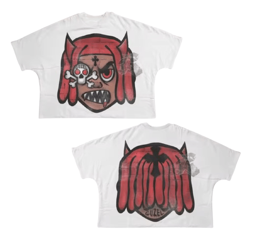 Other Y2K Streetwear Goth Fashion White T-Shirt Punk Graphic Tees Size US L / EU 52-54 / 3 - 1 Thumbnail