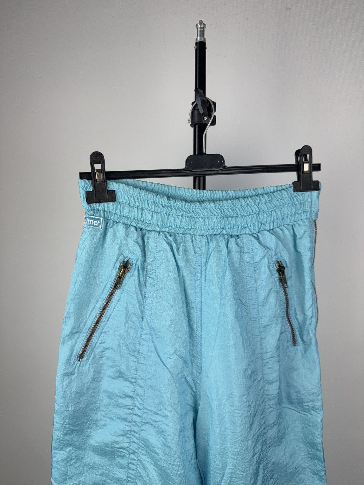 Vintage Vintage Skimer Light Blue Nylon Snow Pants France 80s/90s Size 28" / US 6 / IT 42 - 2 Thumbnail