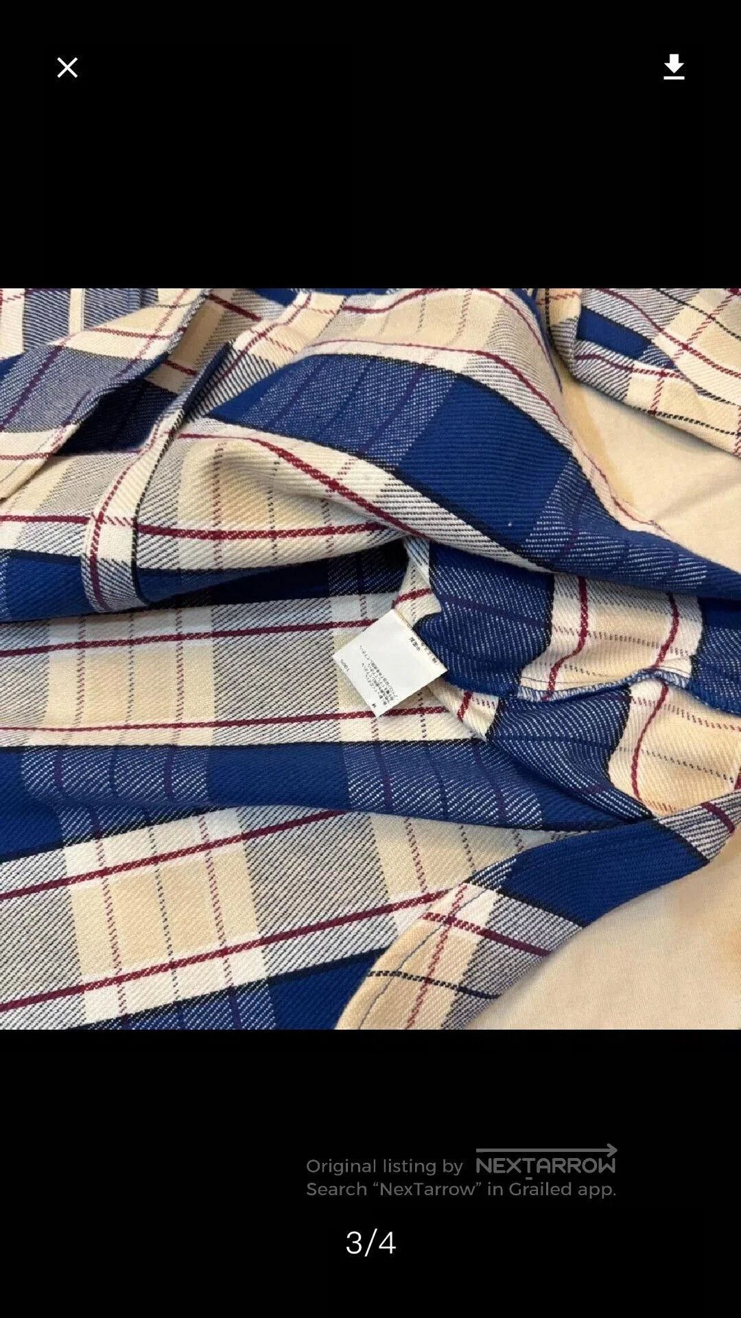 N.Hoolywood N.HOOLYWOOD BIGMAC Check Shirt. Size US M / EU 48-50 / 2 - 6 Thumbnail