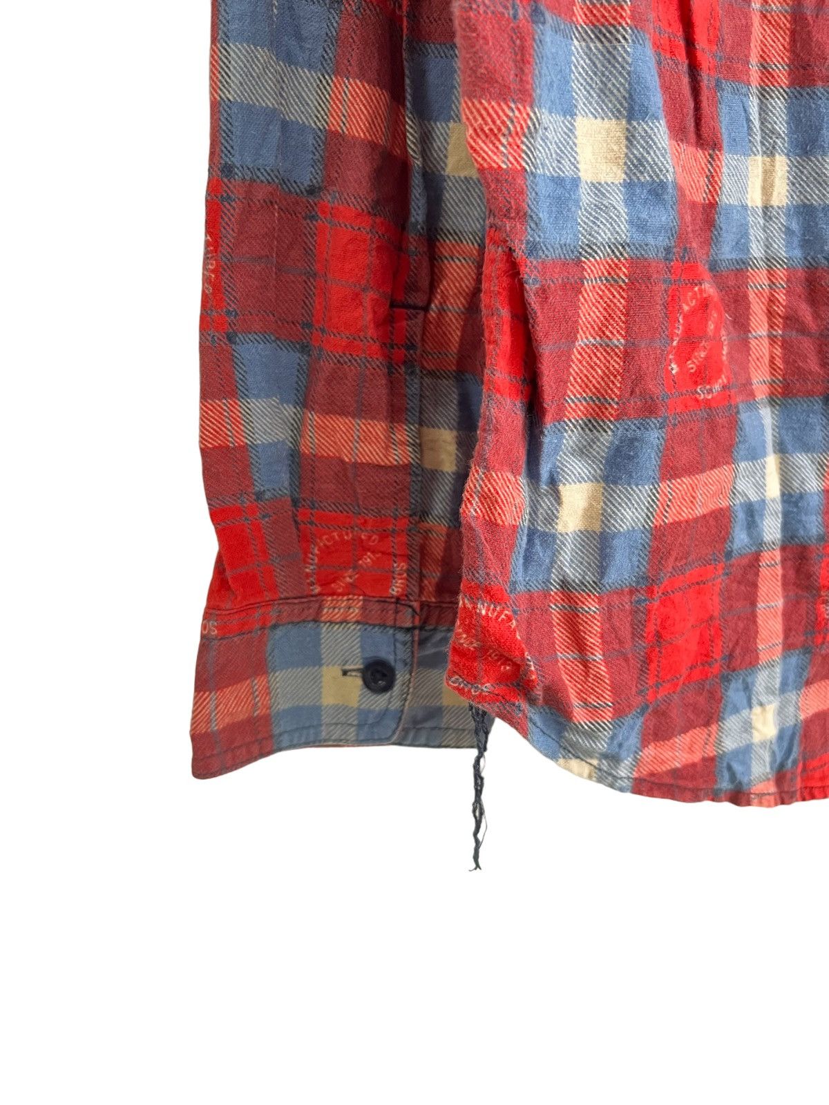 Schott OG Schott Bros NY "Leather Clothing" Durable Worker Flannel Size US L / EU 52-54 / 3 - 8 Thumbnail