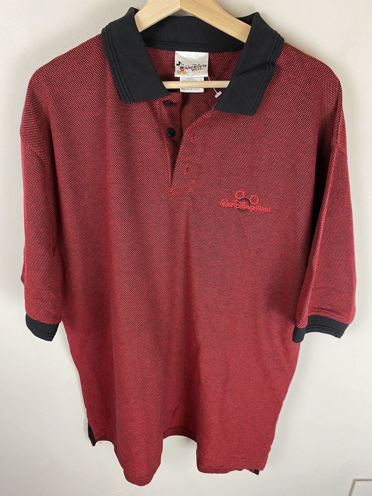 Disney × Vintage Vintage Disney World Check Polo Size US XXL / EU 58 / 5 - 1 Thumbnail