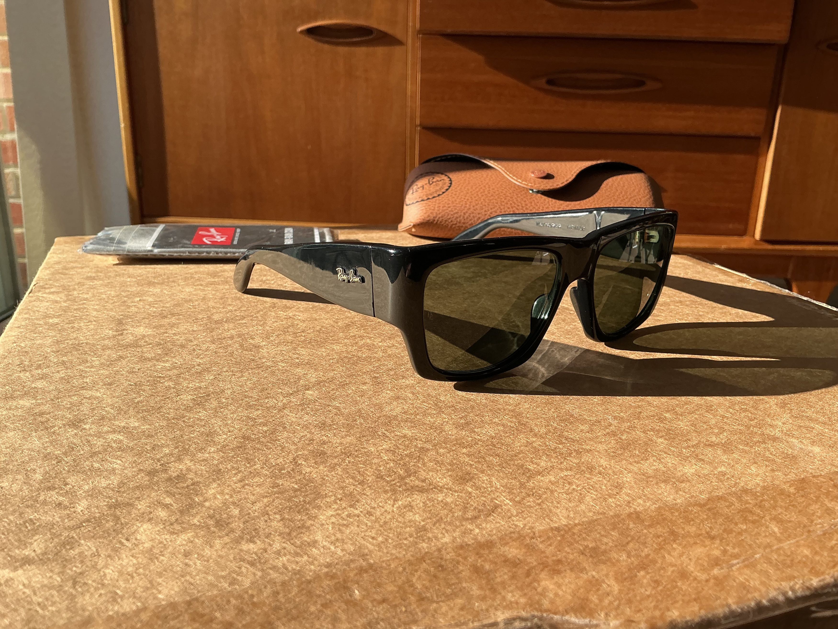 Bausch & Lomb × RayBan Very Rare Chunky RayBan B&L Wayfarer Nomad sunglasses Size ONE SIZE - 5 Thumbnail
