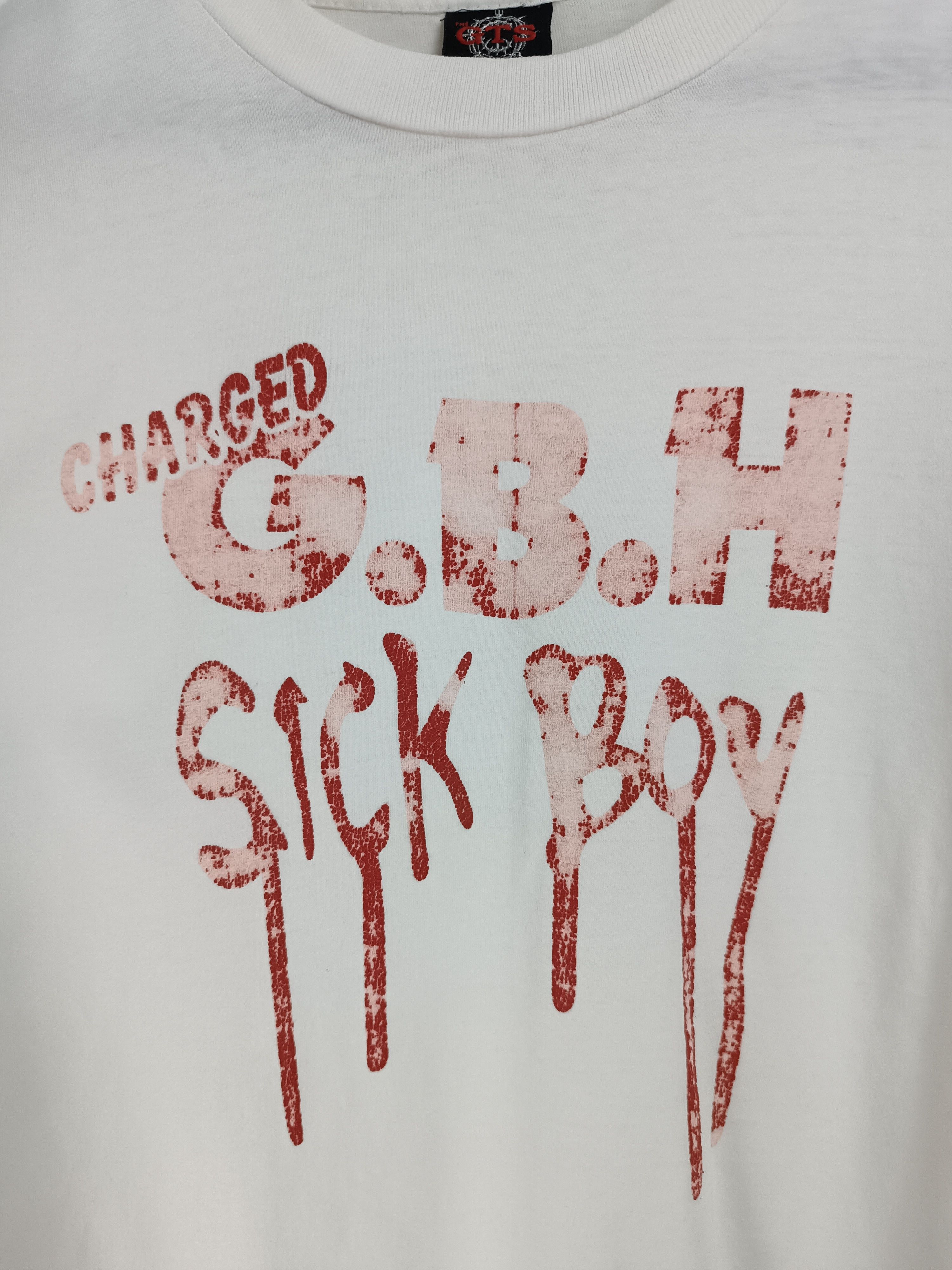 Band Tees THRASHED FADED VINTAGE 2000s CHARGED GBH SICK BOY PUNK crass Size US S / EU 44-46 / 1 - 10 Thumbnail