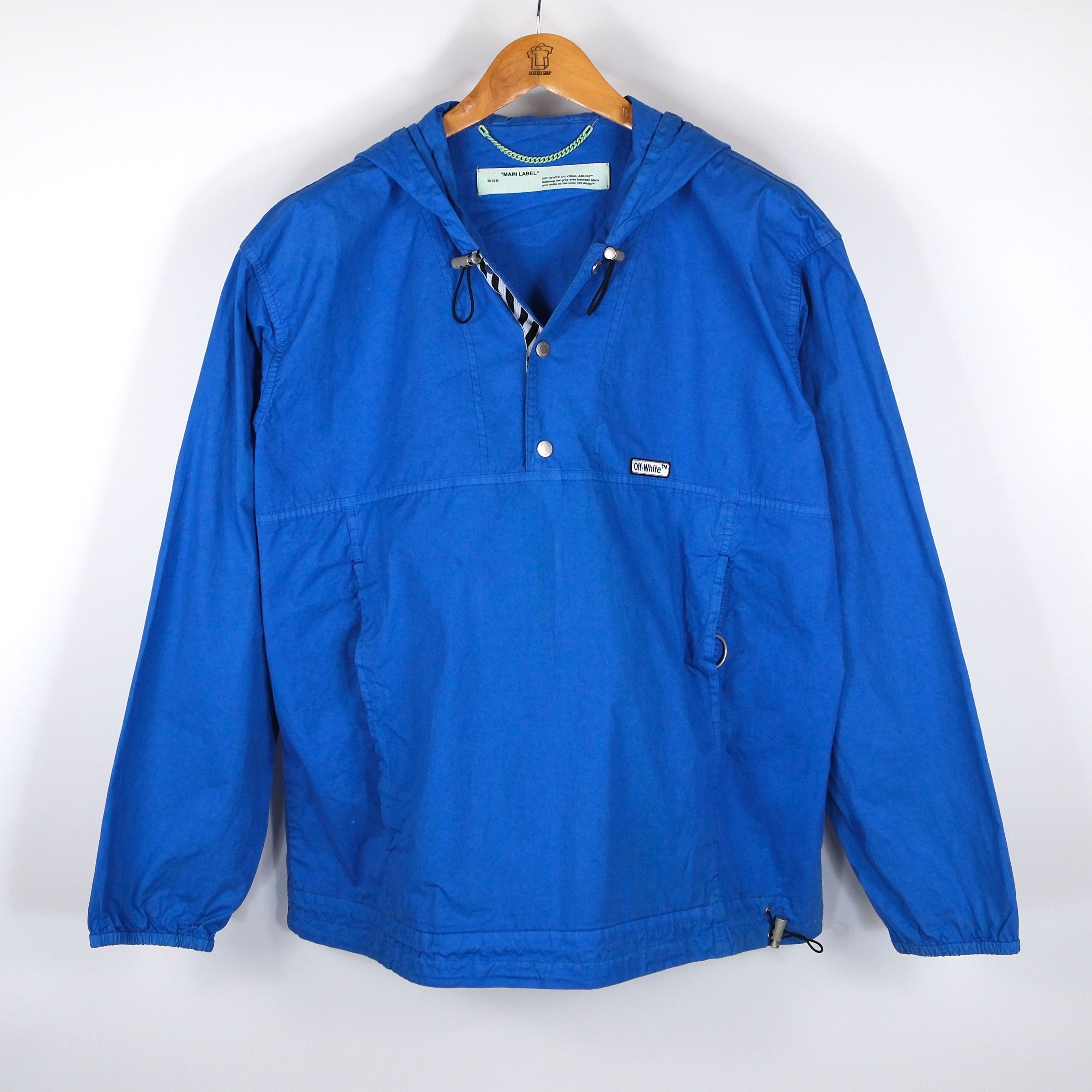 Off-White Off white anorak blue jacket Size US L / EU 52-54 / 3 - 1 Thumbnail