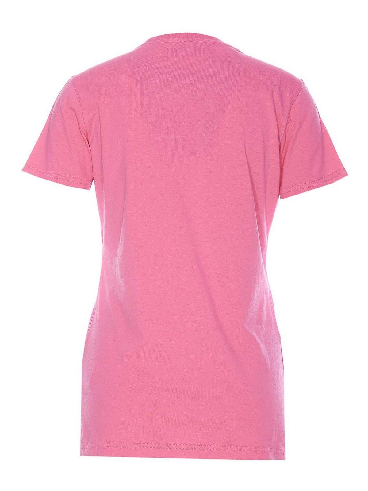 Vivienne Westwood o1f1d3z0426 Heart World T-Shirt in Pink Size XXS / US 00 / IT 34 - 2 Thumbnail