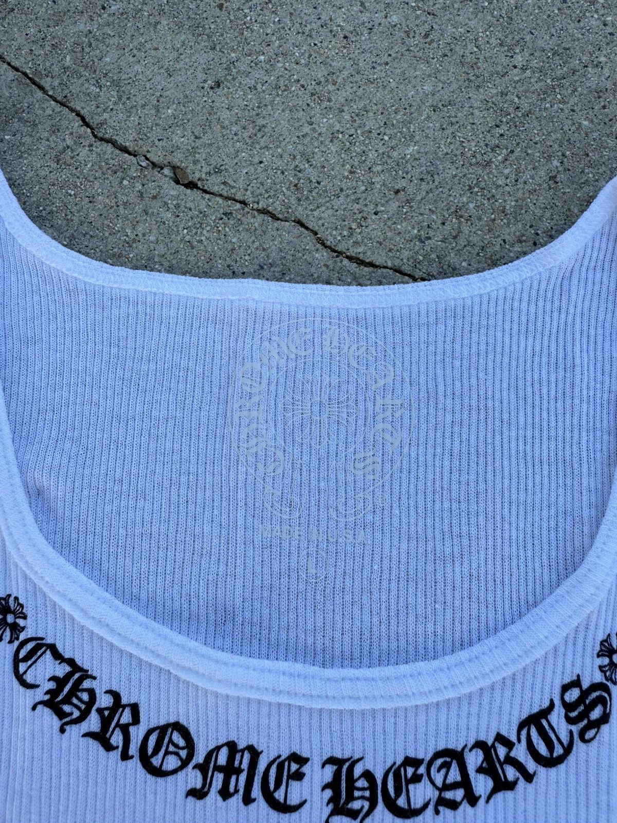 Chrome Hearts Rare Chrome Hearts Tank Top “Two Girls One Cup” Size US L / EU 52-54 / 3 - 7 Thumbnail