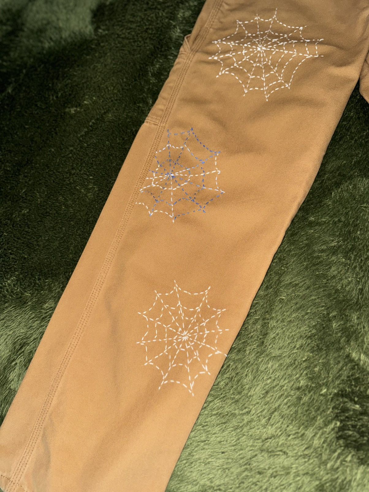 Dickies [32x30] Dickies Sashiko Spider Web Custom Carpenter Pants Size US 32 / EU 48 - 6 Thumbnail
