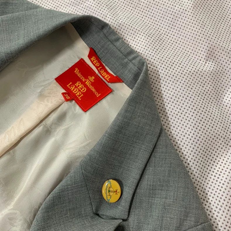Vivienne Westwood Vivienne Westwood Grey suit jacket Size XS / US 0-2 / IT 36-38 - 4 Thumbnail