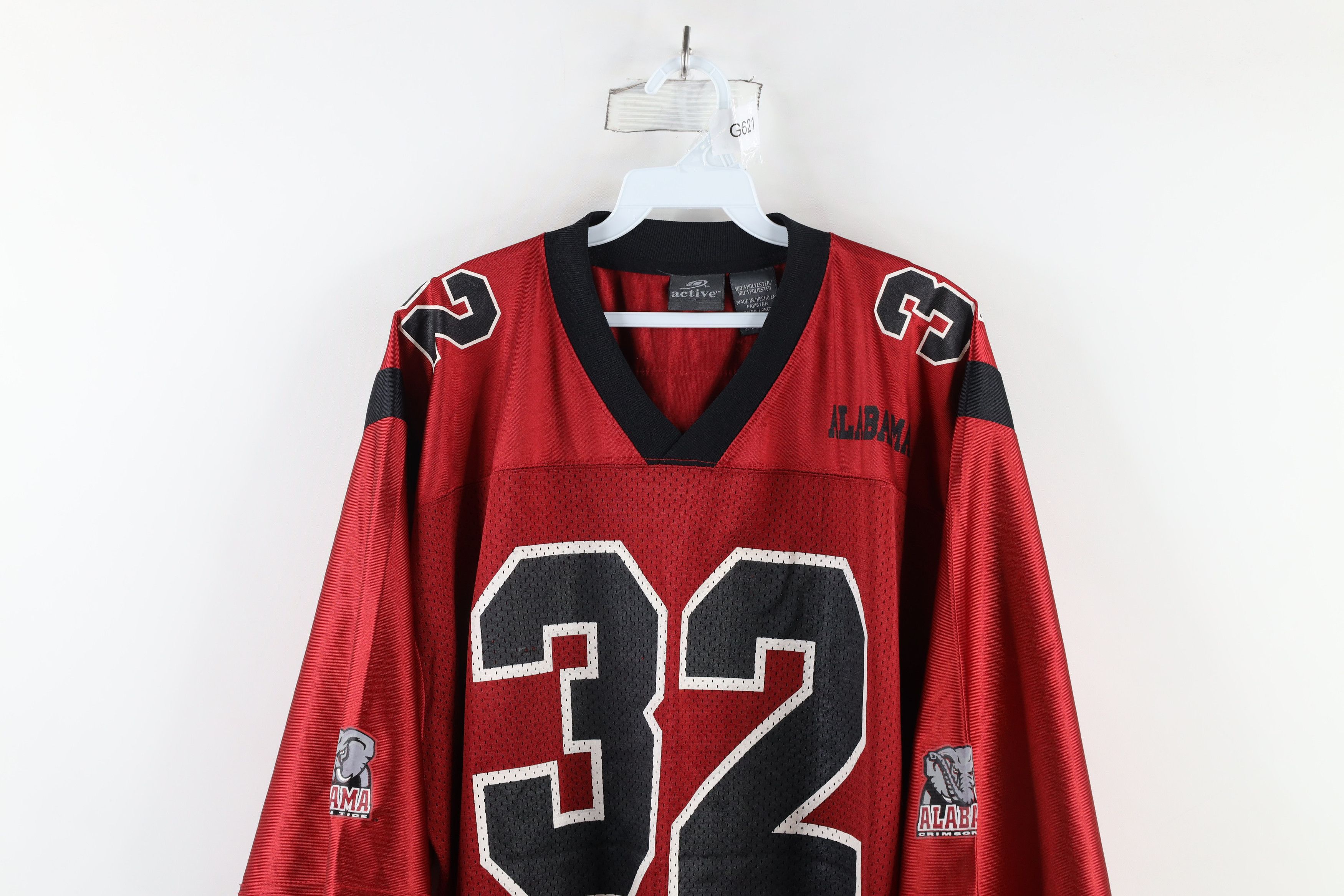 Vintage Vintage University of Alabama Football Jersey Red Polyester Size US XL / EU 56 / 4 - 2 Thumbnail