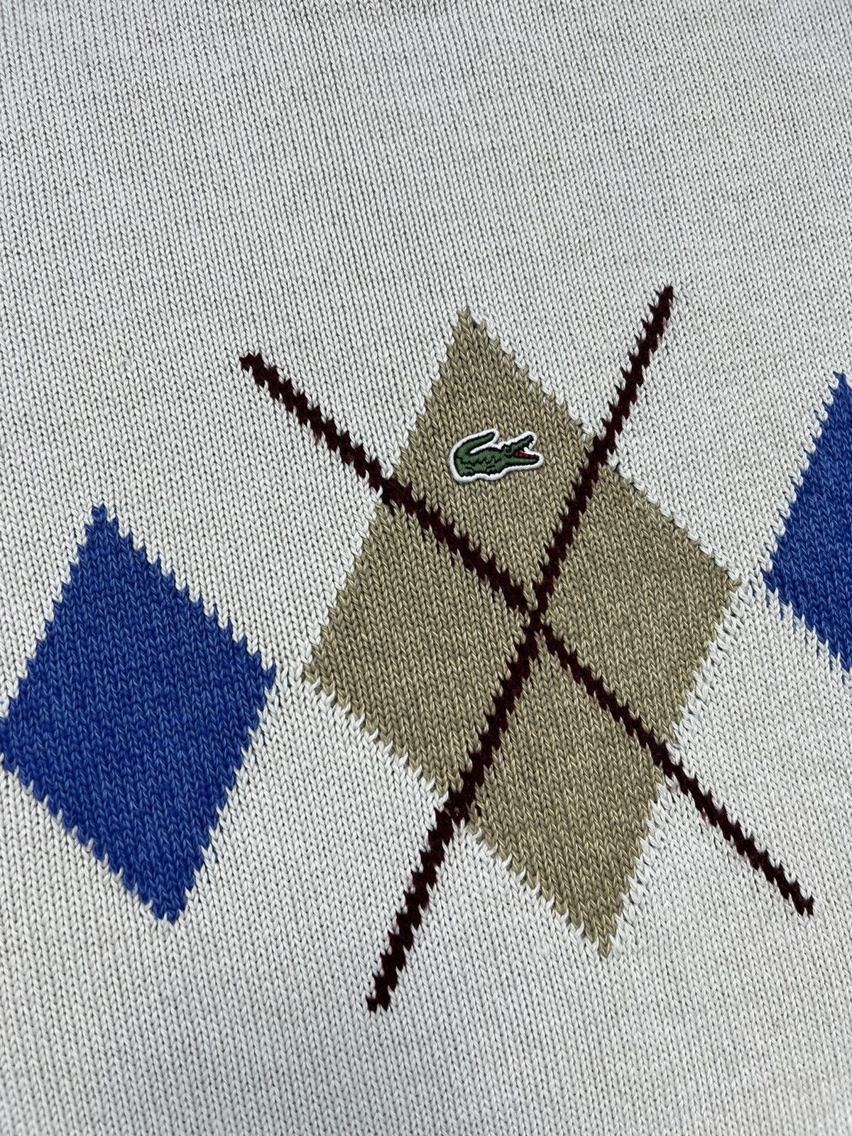 Lacoste × Vintage Sweater Lacoste Center Logo Vintage Diamond Size US M / EU 48-50 / 2 - 7 Thumbnail