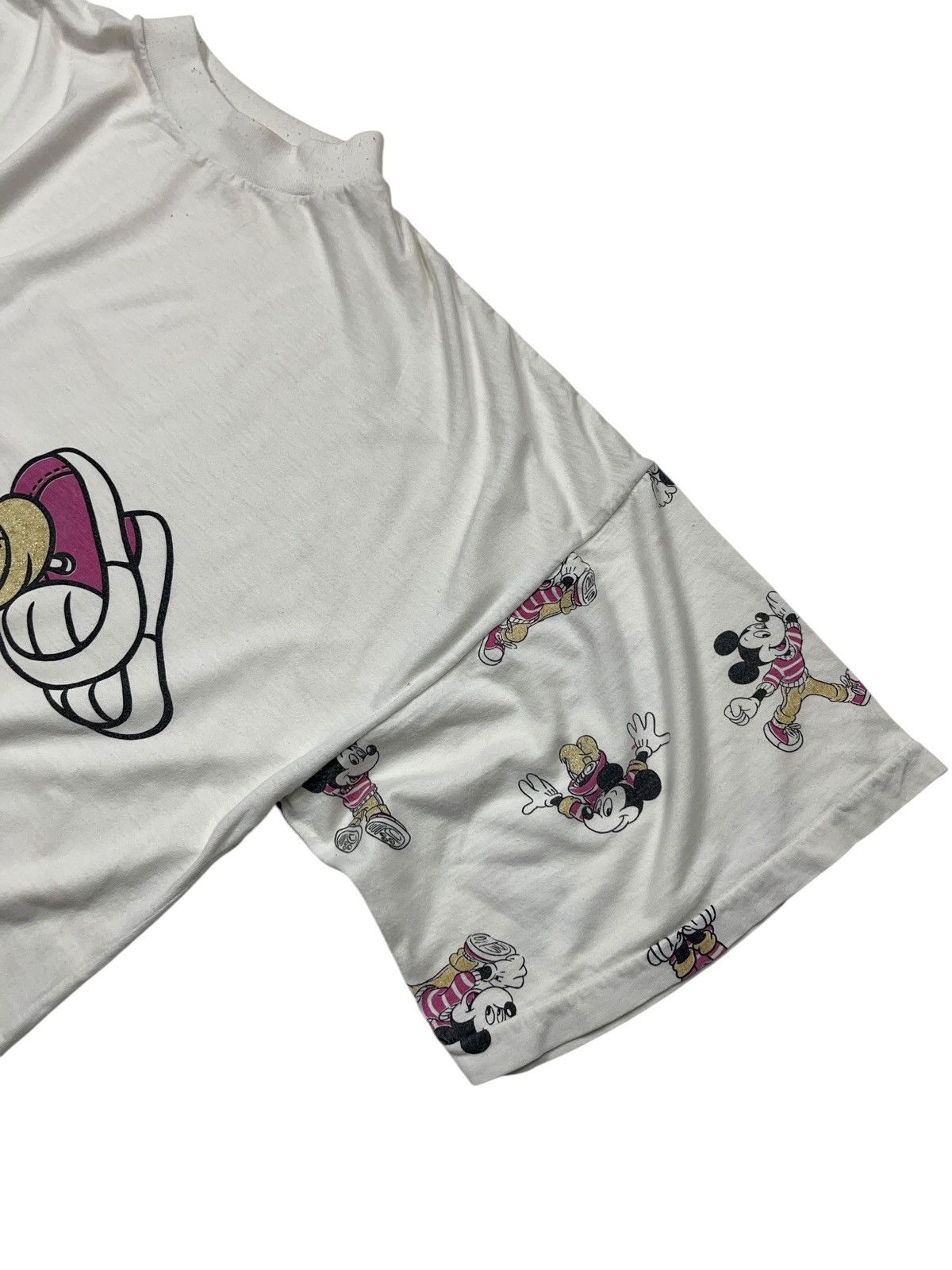Disney × Mickey Mouse × Vintage Vintage 90s Mickey Mouse Single Stitch T-shirt Size US XL / EU 56 / 4 - 2 Thumbnail