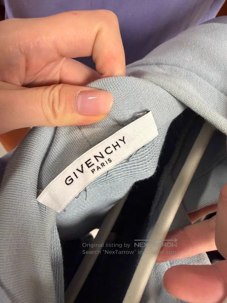 Givenchy Givenchy Beige and Gray Solid V-neck Double-breasted Coat Size US XL / EU 56 / 4 - 4 Thumbnail