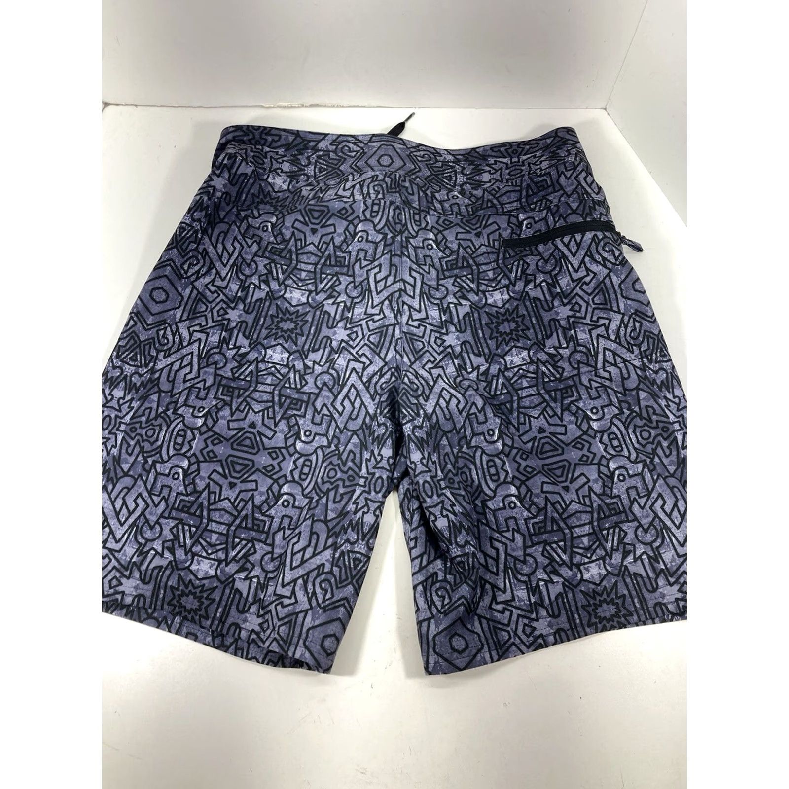 Under Armour Under Armour Board Shorts Swim Trunks Men 34 Gray Geometric Draw String Regular Loose Fit Size US 34 / EU 50 - 7 Thumbnail