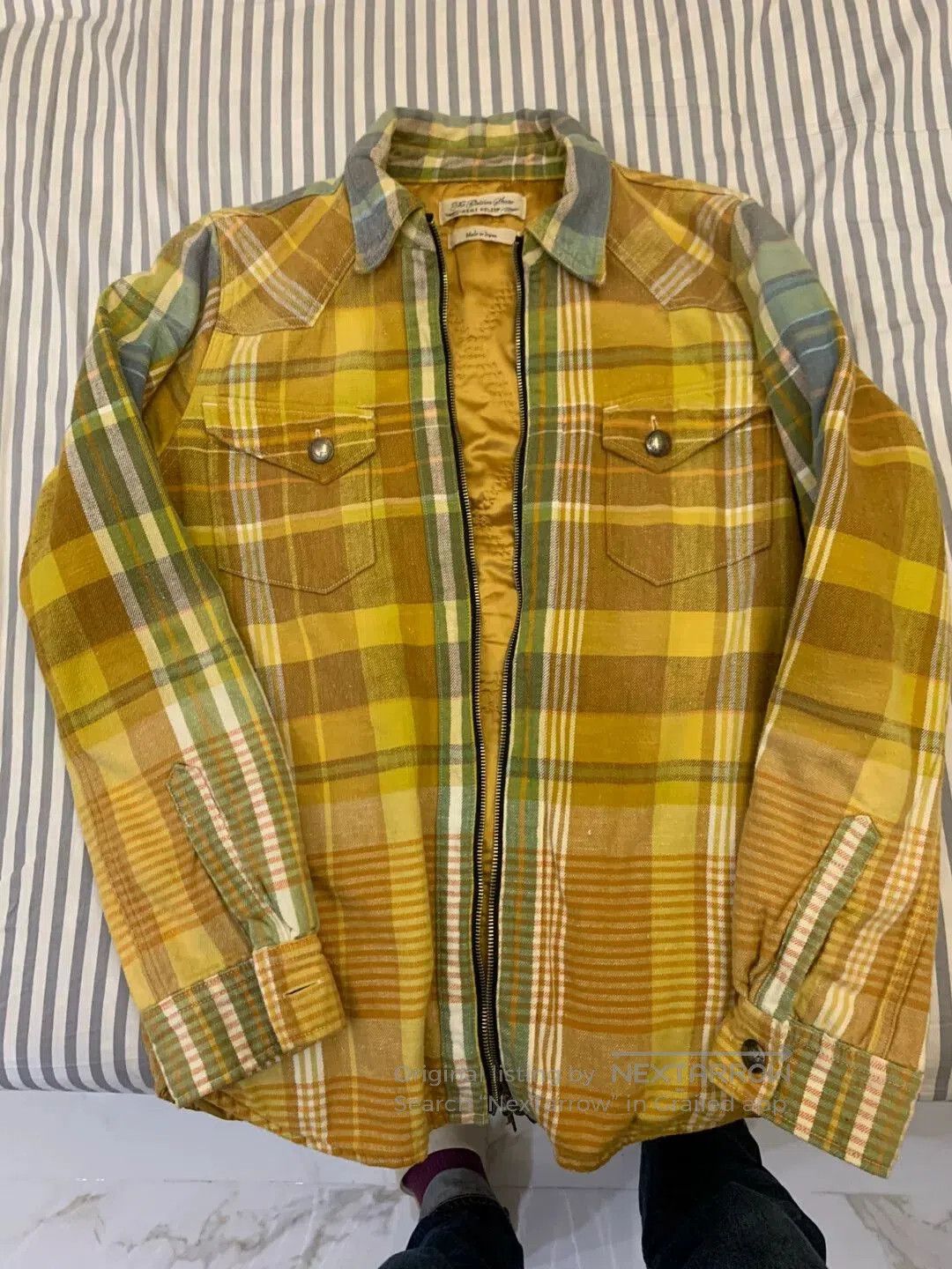 Remi Relief Remi Relief Quilted Jacket in Yellow. Size US XXL / EU 58 / 5 - 1 Thumbnail
