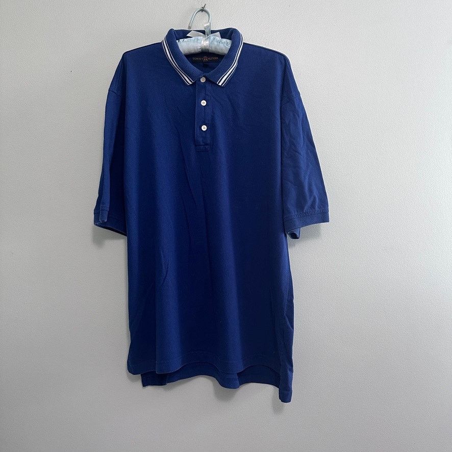 Tommy Hilfiger Tommy Hilfiger royal blue polo size M Size US M / EU 48-50 / 2 - 2 Thumbnail