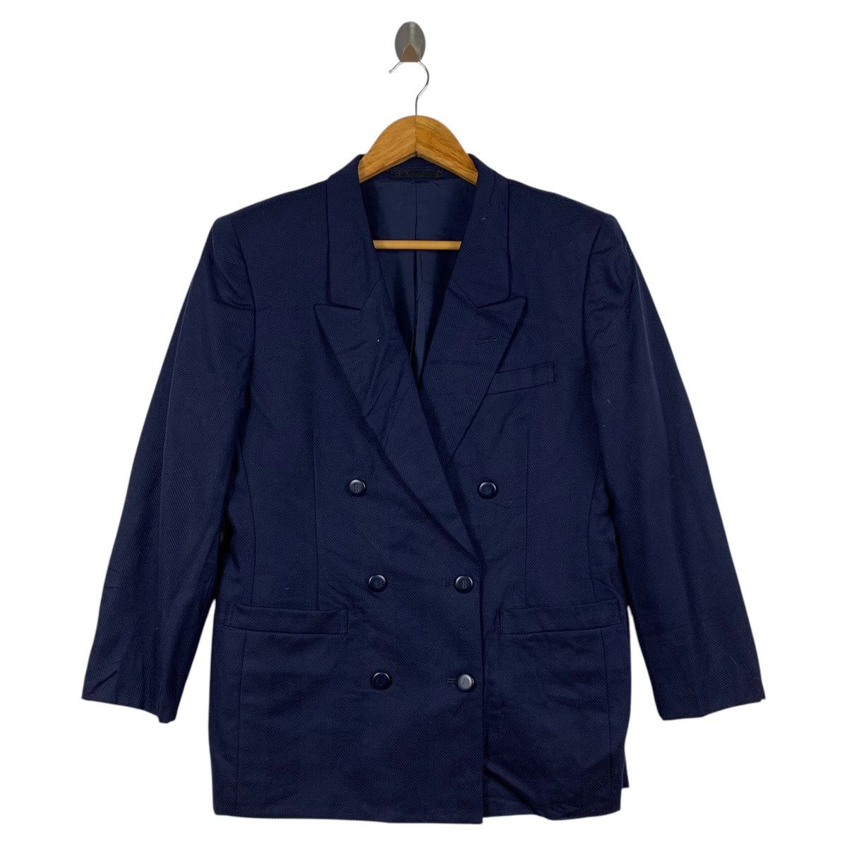 Burberry × Vintage Vintage BURBERRYS England Designer Blazer Coat Jacket Size US M / EU 48-50 / 2 - 1 Thumbnail