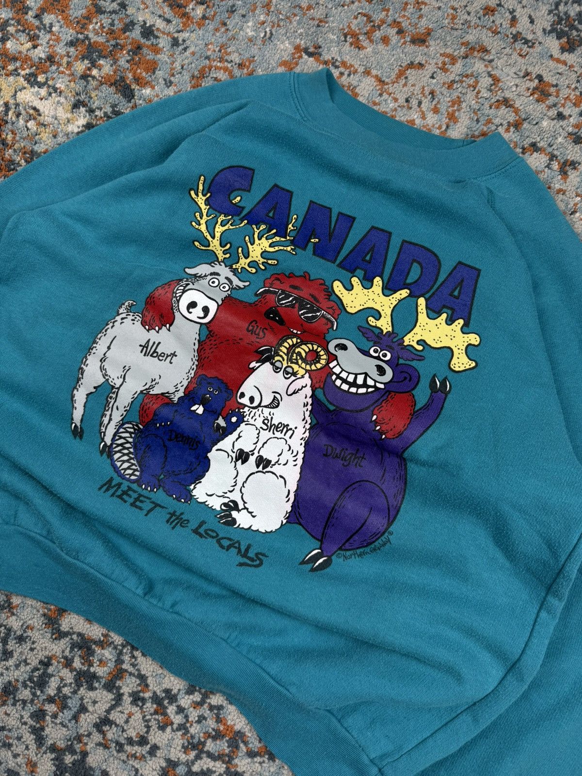 Vintage Vintage 90s meet the locals Canada graphic sweatshirt Size US S / EU 44-46 / 1 - 3 Thumbnail