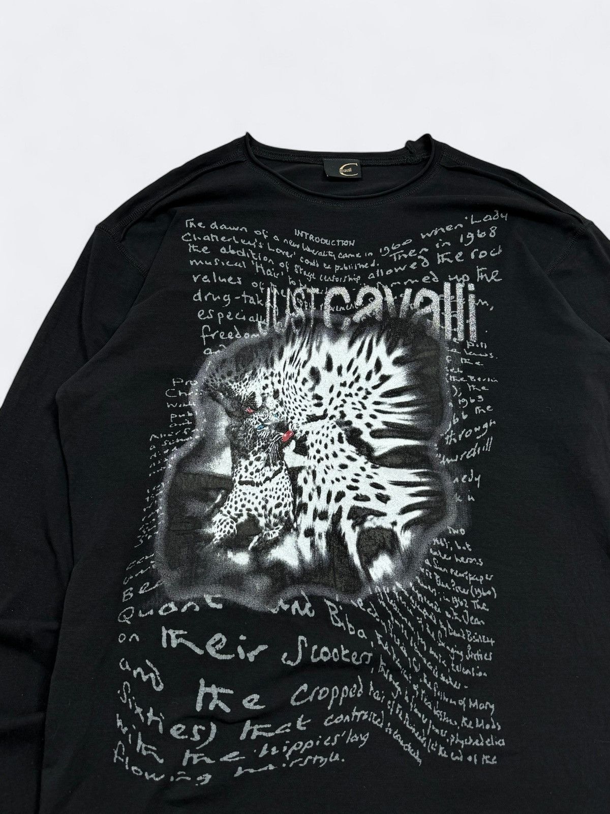 Just Cavalli Vintage Just Cavalli Graphic Long Sleeve Y2K Archive Size US L / EU 52-54 / 3 - 2 Thumbnail