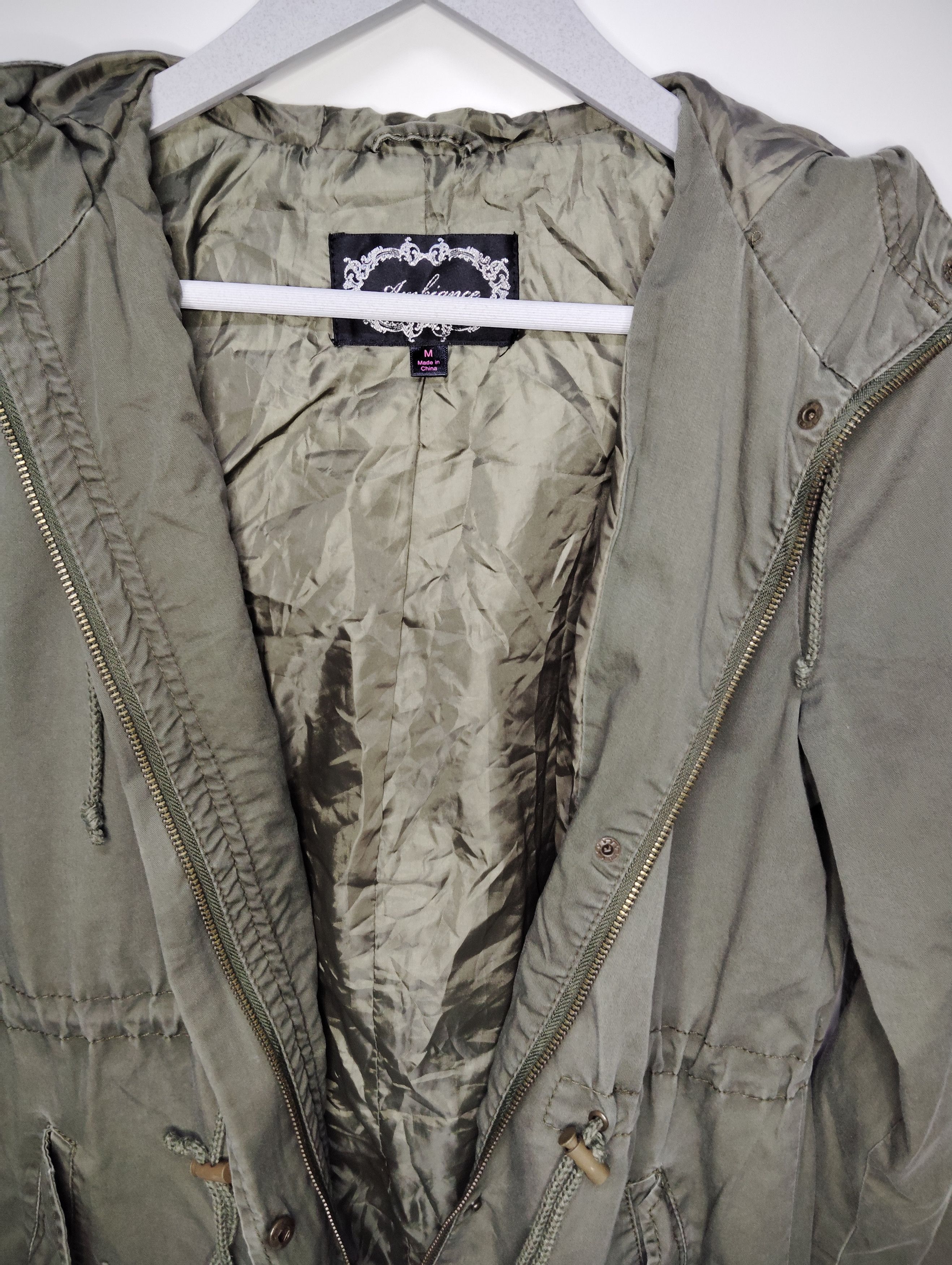 Japanese Brand Ambiance Parka Army Green Size US S / EU 44-46 / 1 - 4 Thumbnail