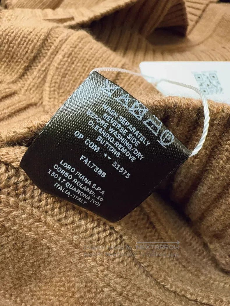 Loro Piana Loro Piana Camel Ribbed Cashmere Knit Cardigan Jacket Size S / US 4 / IT 40 - 9 Thumbnail