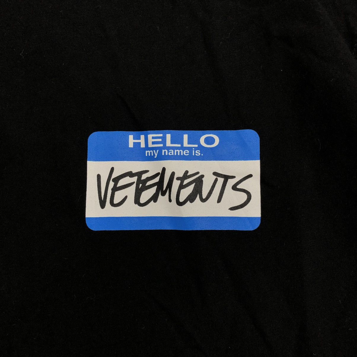 Vetements Vetements Hello My Name Is Vetements Oversize Hypebeast Tee Size US XXL / EU 58 / 5 - 8 Thumbnail