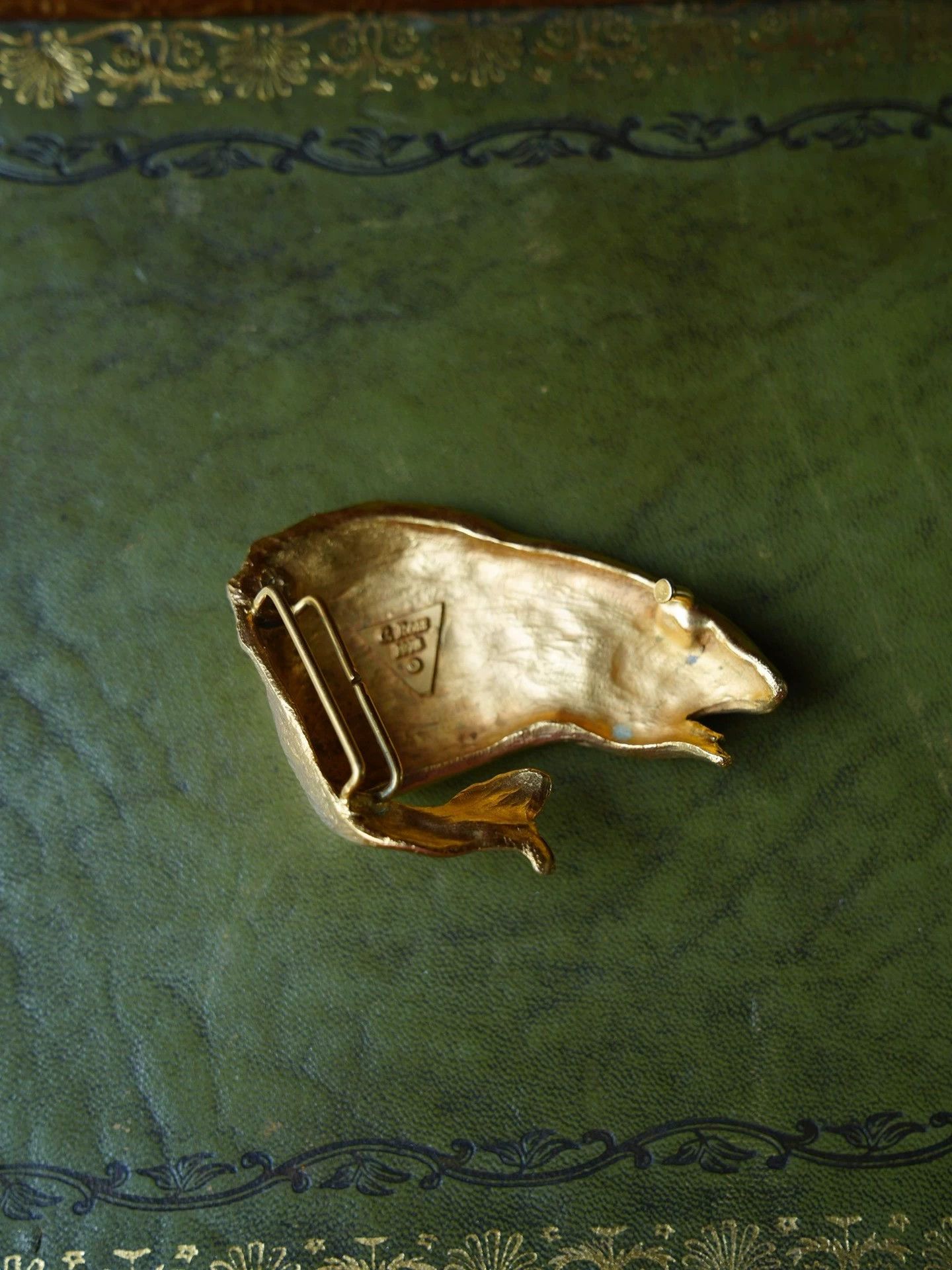Other Christopher Ross Vintage 70s 24K Goldfish Belt Buckle Size ONE SIZE - 7 Thumbnail