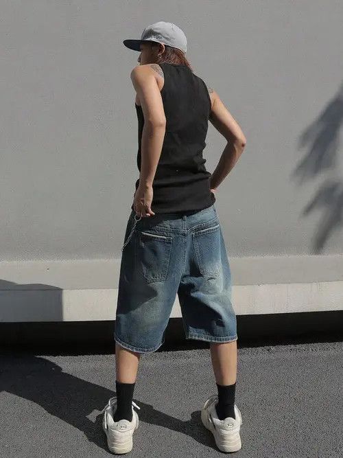 Japanese Brand Mitsui x Ayase Casual Y2k Shorts Jorts Denim Size US 32 / EU 48 - 2 Thumbnail
