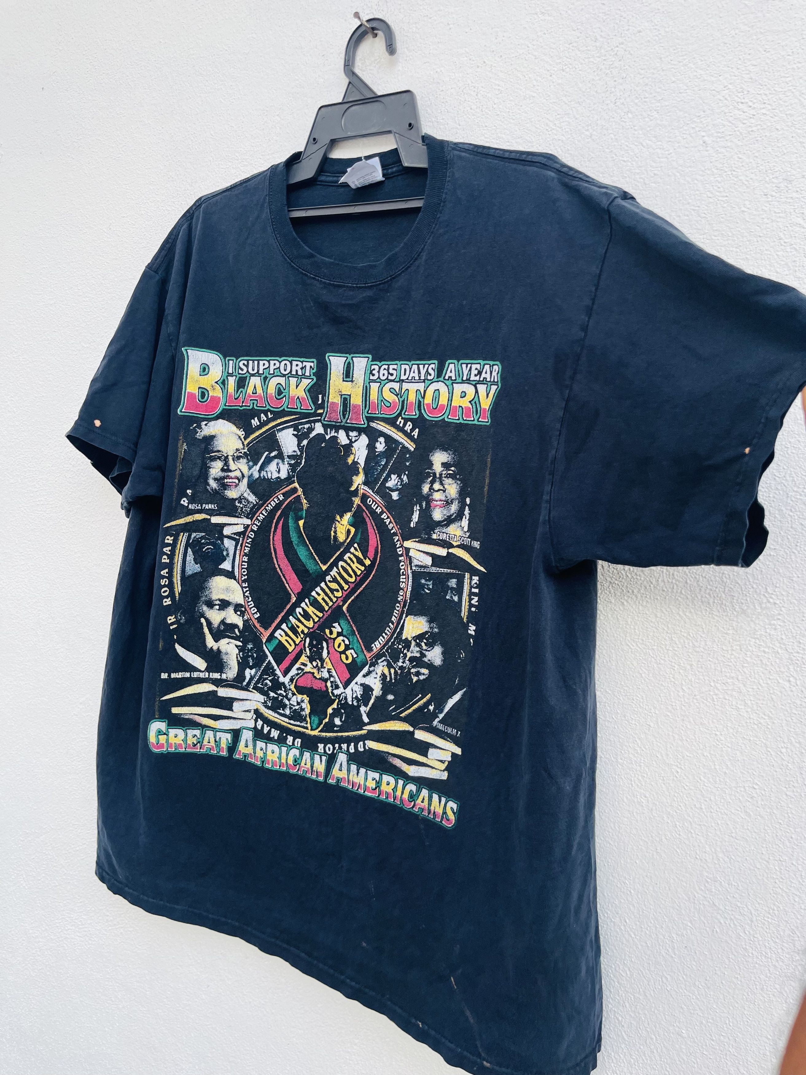 Vintage Vintage Black History Shirt Size US XL / EU 56 / 4 - 4 Thumbnail